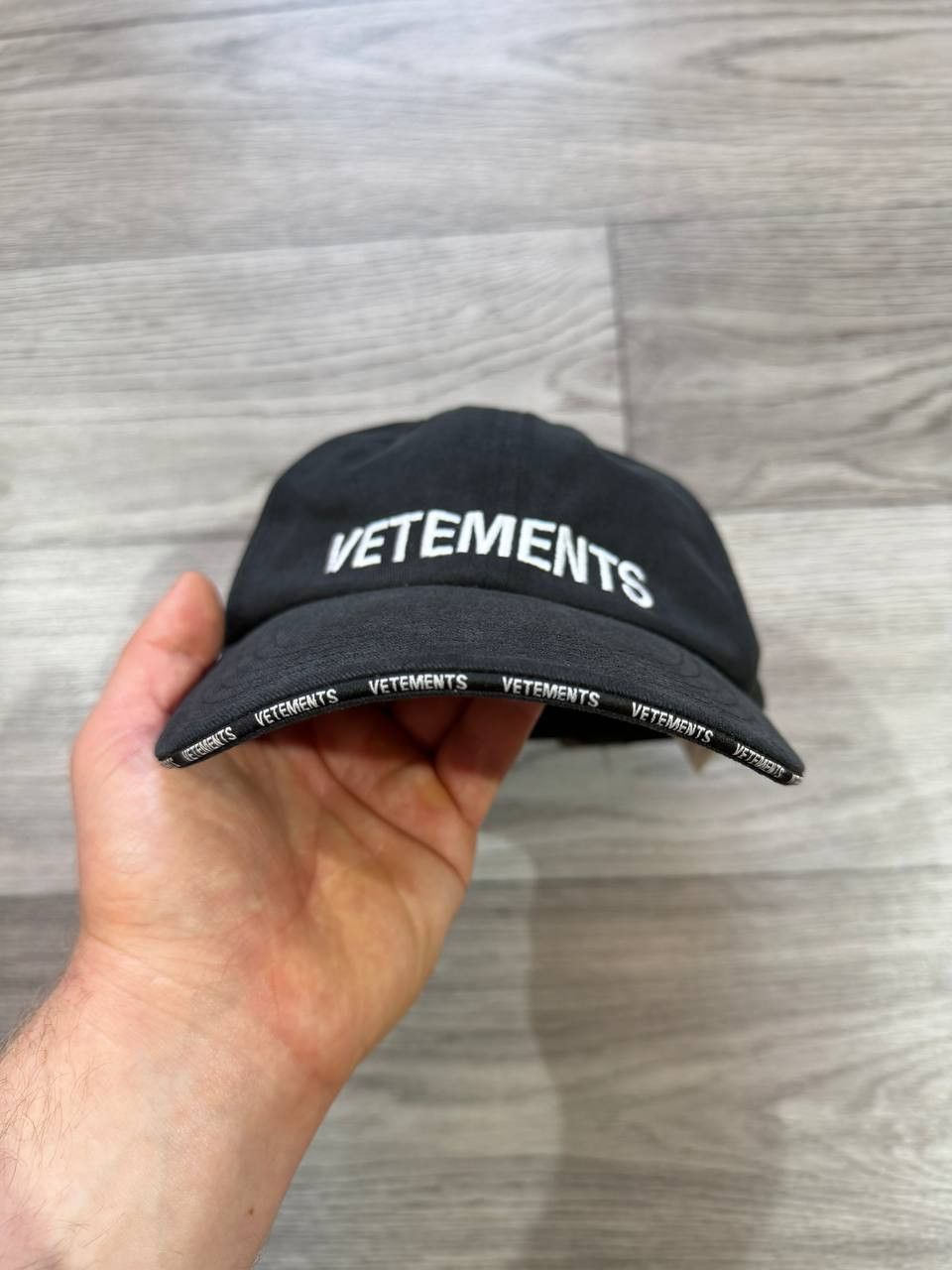 Reebok × Vetements Vetements Reebok Logo Embroidered Cotton Twill Baseball Cap Size ONE SIZE - 1 Thumbnail