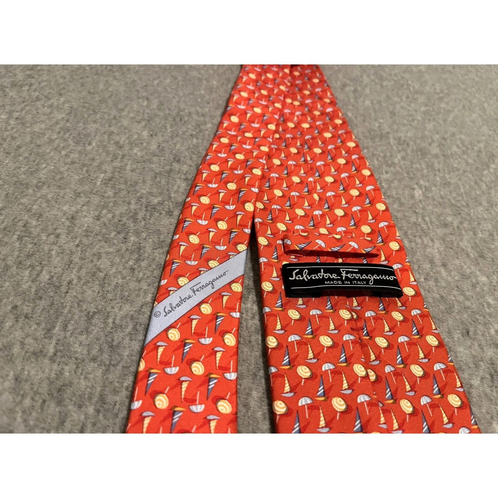 Salvatore Ferragamo Salvatore Ferragamo Tie Silk Multicolor 58 inches Men Neckwear Size ONE SIZE - 2 Thumbnail