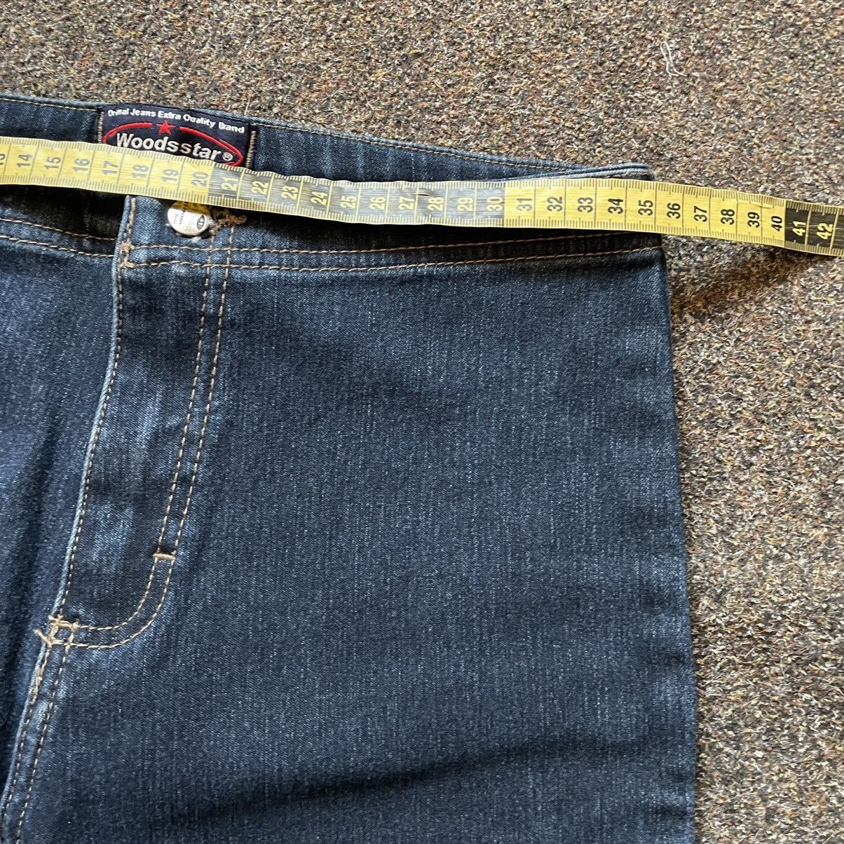 Vintage Vintage Y2K Baggy Wide Leg Faded Jeans Skater Grunge Logo Size 32" / US 10 / IT 46 - 5 Thumbnail