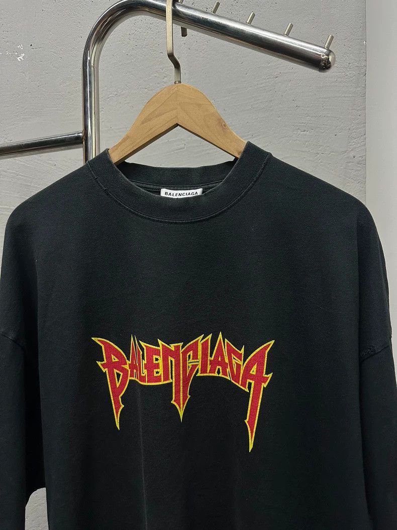 Balenciaga Balenciaga Flame lightning logo Size US L / EU 52-54 / 3 - 2 Thumbnail