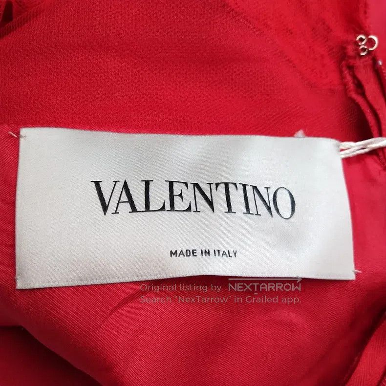 Valentino Valentino Silk wool blend lace long-sleeved dress Size L / US 10 / IT 46 - 6 Thumbnail