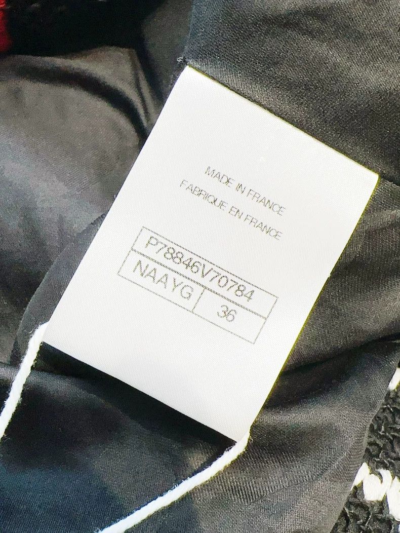 Chanel Chanel 25C color maze pattern black tweed short jacket Size XS / US 0-2 / IT 36-38 - 5 Thumbnail