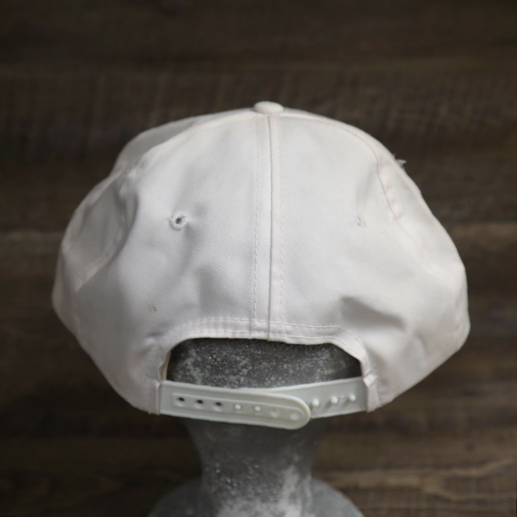 Hanes VINTAGE Hanes NASCAR Racing White Rope Snapback Hat Cap Made in USA Size ONE SIZE - 3 Thumbnail