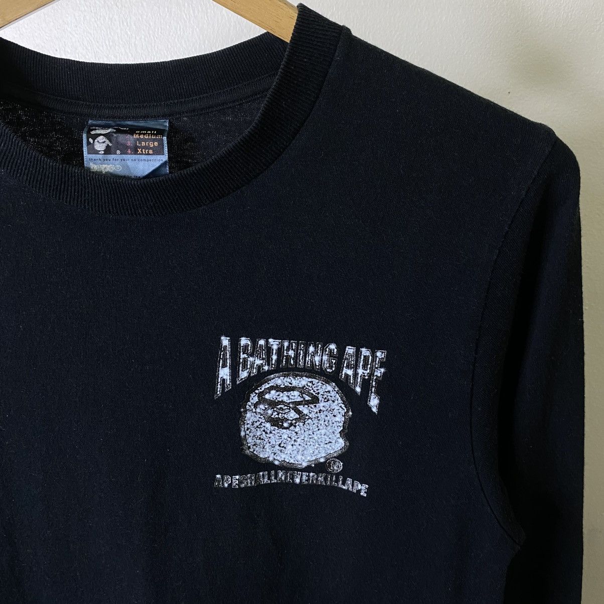 Bape A Bathing Ape By Nigo Era LS T Shirt Size US S / EU 44-46 / 1 - 6 Thumbnail