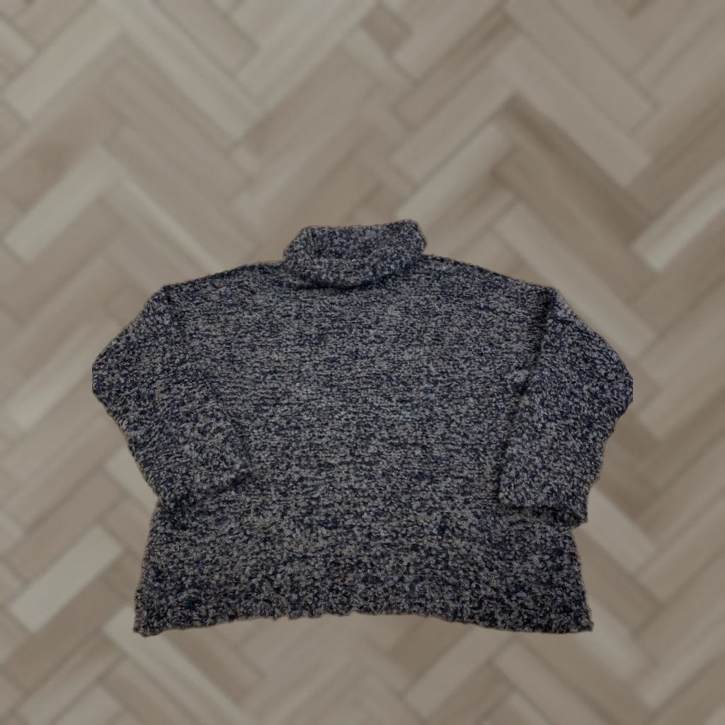 Free People VINTAGE Free People Alpaca Turtleneck Sweater Womens XS Brown Pullover Boxy 12592 Size XS / US 0-2 / IT 36-38 - 1 Thumbnail