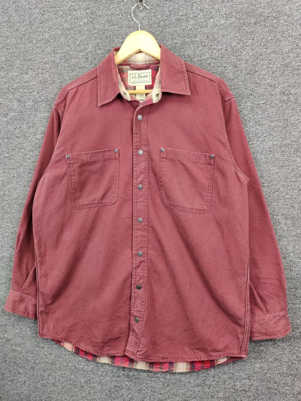 L.L. Bean Vintage L.L Bean Plaid Overshirt Jacket Size US M / EU 48-50 / 2 - 2 Thumbnail