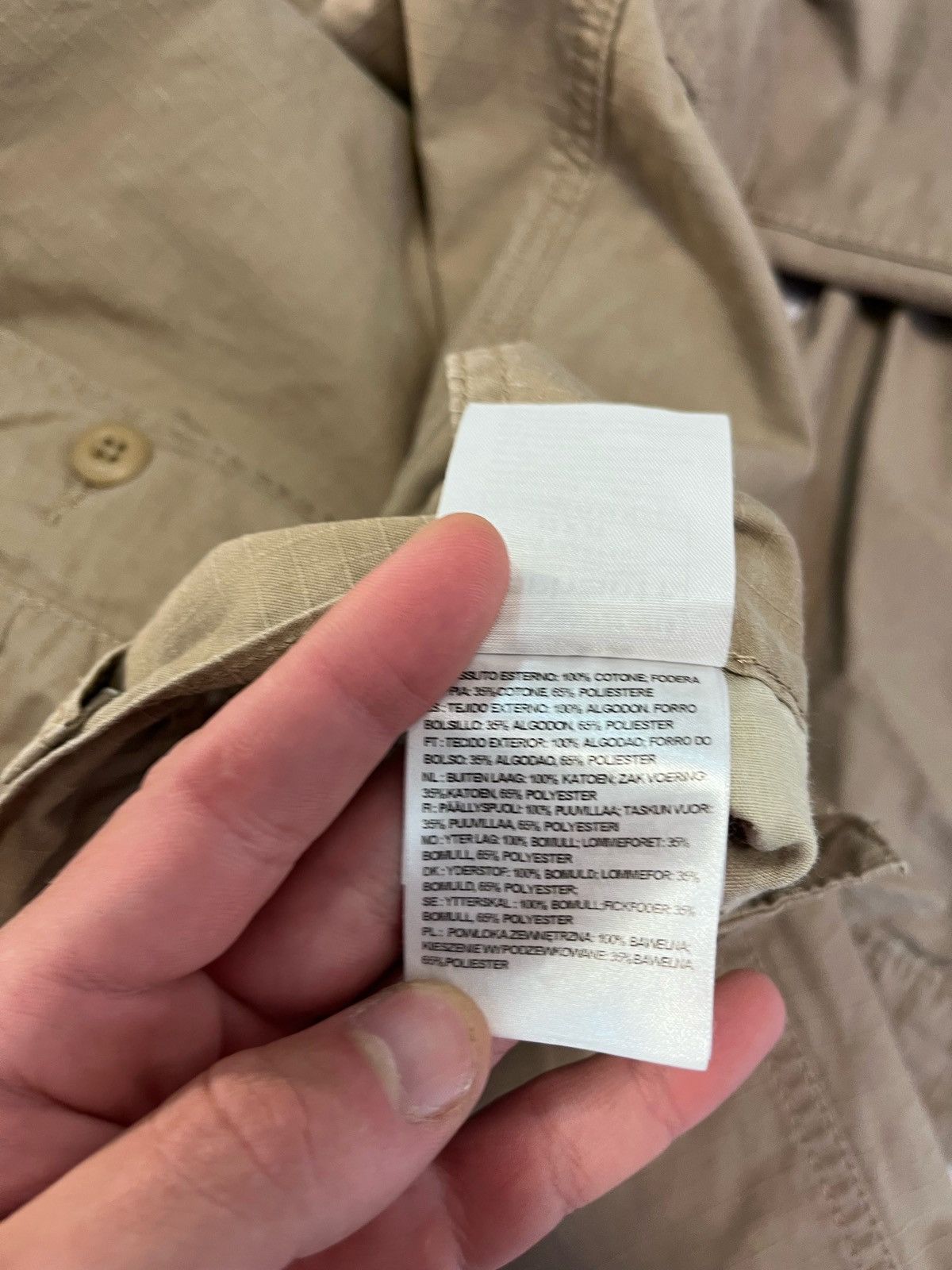 Carhartt Wip Carhartt WIP Slim Lear Cargo Pants 32x34 Ripstop Beige Size US 32 / EU 48 - 8 Thumbnail