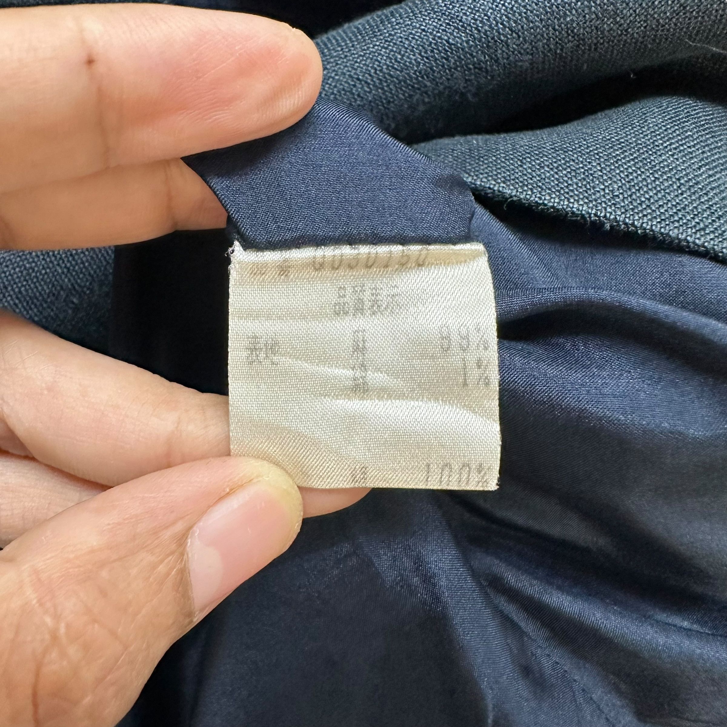 Christian Dior Monsieur Vintage 90’s CHRISTIAN DIOR BOUTIQUE Linen Skirt #A68-1640 Size 26" / US 2 / IT 38 - 8 Thumbnail