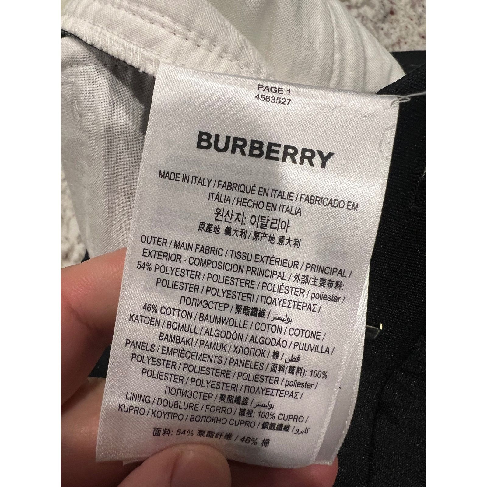 Burberry Burberry Mens Black Trousers White Red Side Mesh Stripe Deta Size US 36 / EU 52 - 11 Thumbnail