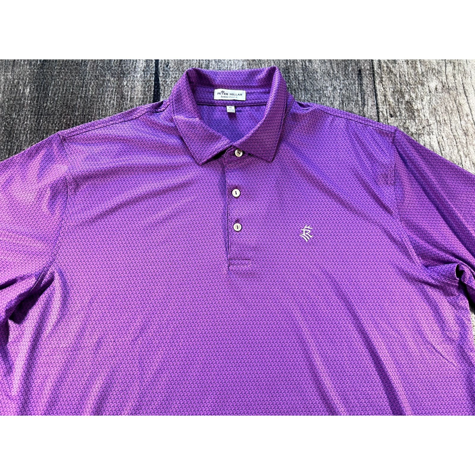 Peter Millar Peter Millar XL Summer Comfort Half Performance Polo Shirt Size US XL / EU 56 / 4 - 2 Thumbnail
