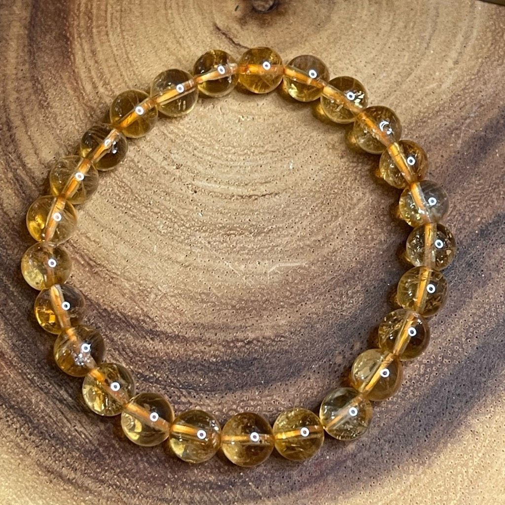 Other Citrine beaded stretch bracelet ONE NEW reiki meditation cry Size ONE SIZE - 9 Thumbnail