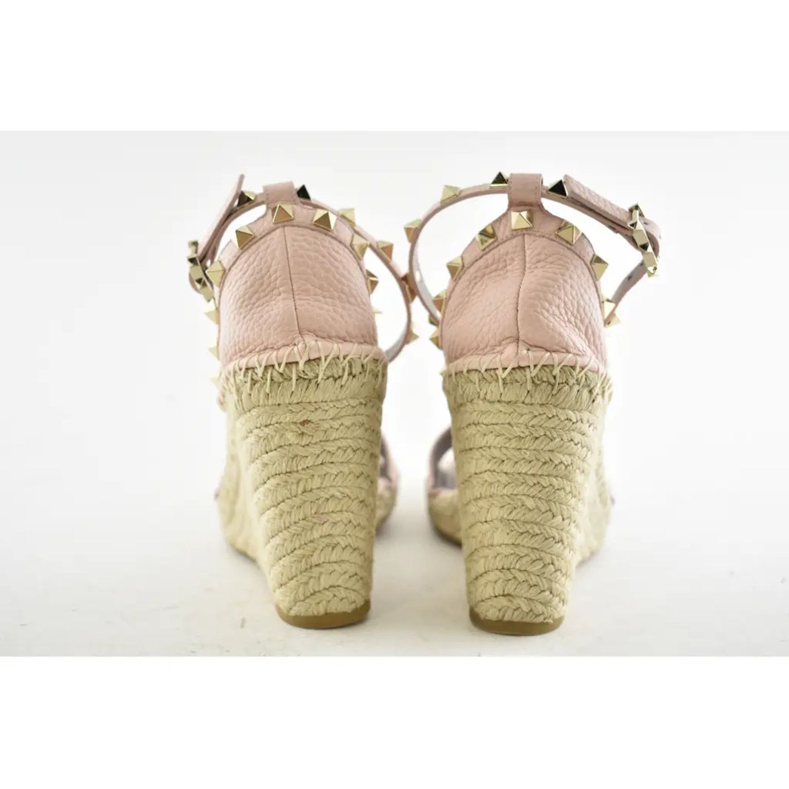 Valentino Rockstud 40D Ankle Strap Platform Wedge Sandal Heel 40 Size US 10 / IT 40 - 8 Thumbnail