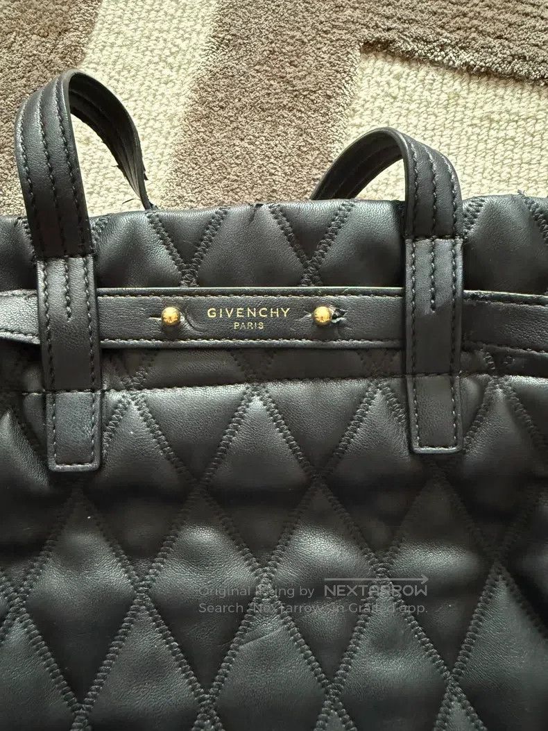 Givenchy Givenchy Black Diamond Pattern Backpack, Metal Hardware Size ONE SIZE - 5 Thumbnail
