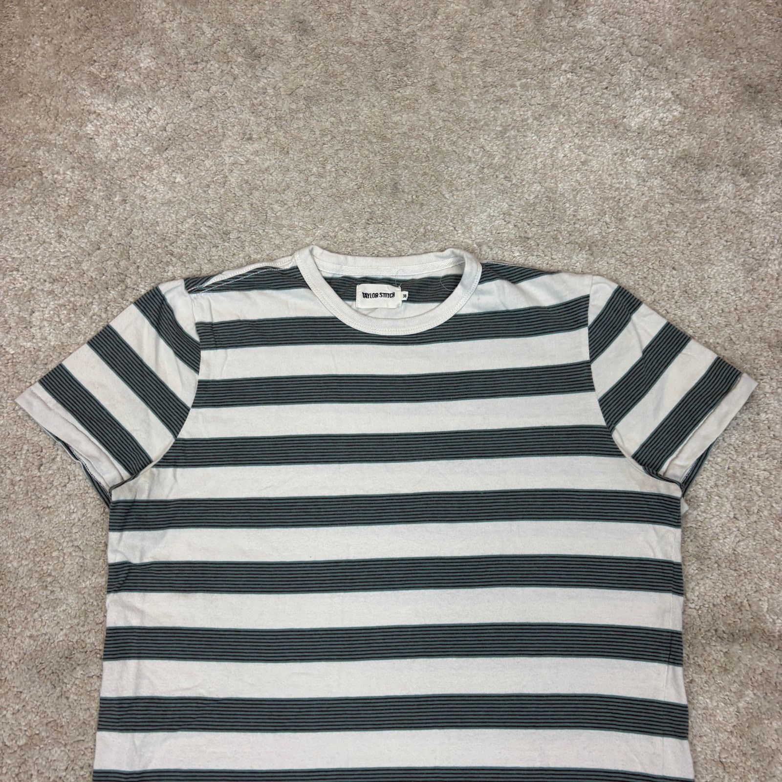 Taylor Stitch Taylor Stitch Organic Cotton Striped SS Tee Shirt Men's 38/S Size US S / EU 44-46 / 1 - 2 Thumbnail