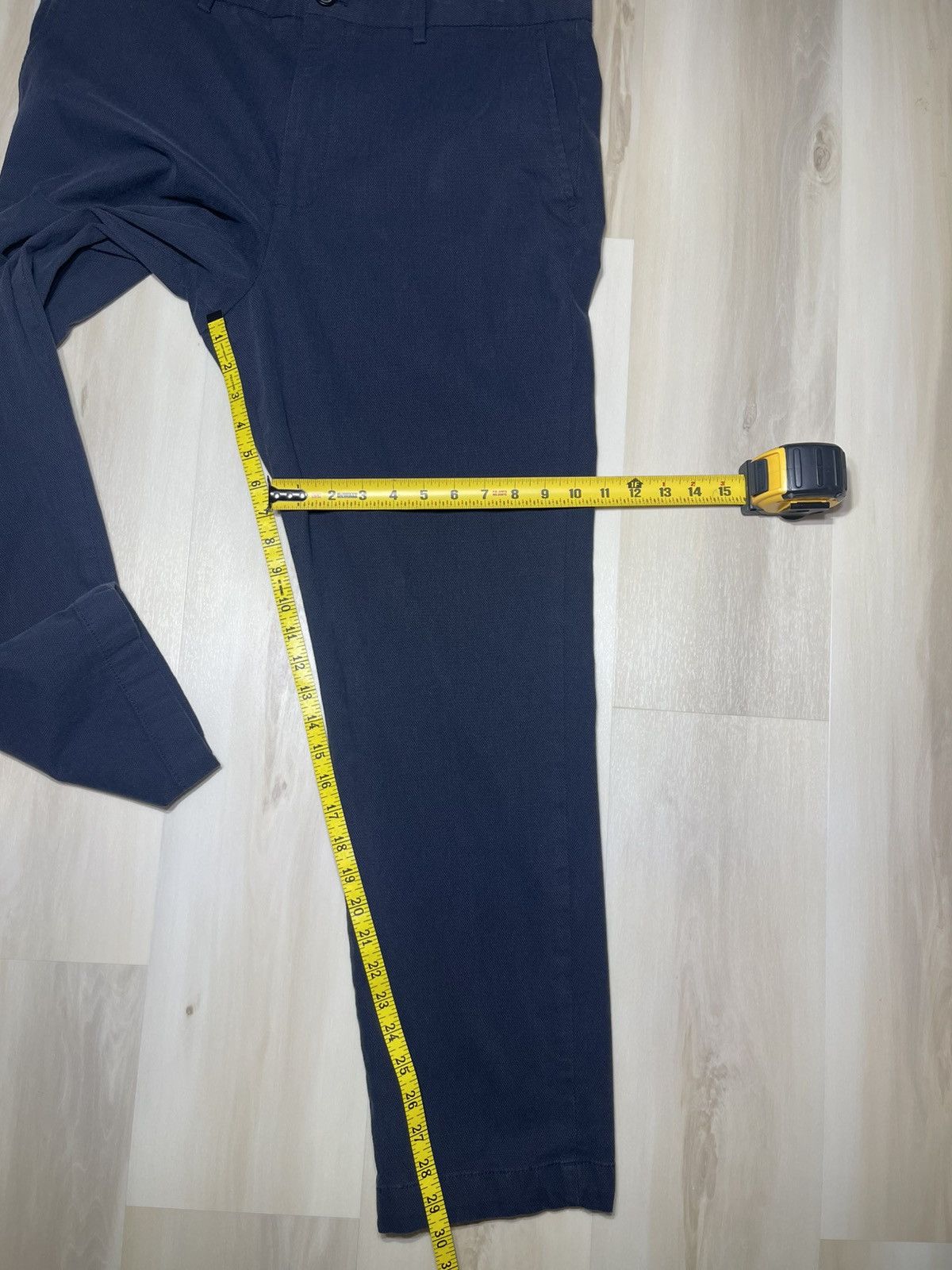 Banana Republic Banana Republic Slim Fit 36x30 Cotton Navy Trousers Dress Size US 36 / EU 52 - 5 Thumbnail