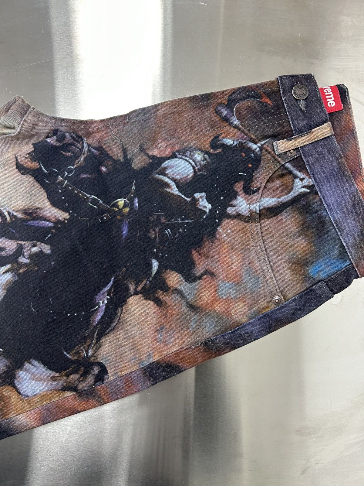 Supreme Supreme FRAZETTA loose fit jeans Size US 30 / EU 46 - 3 Thumbnail