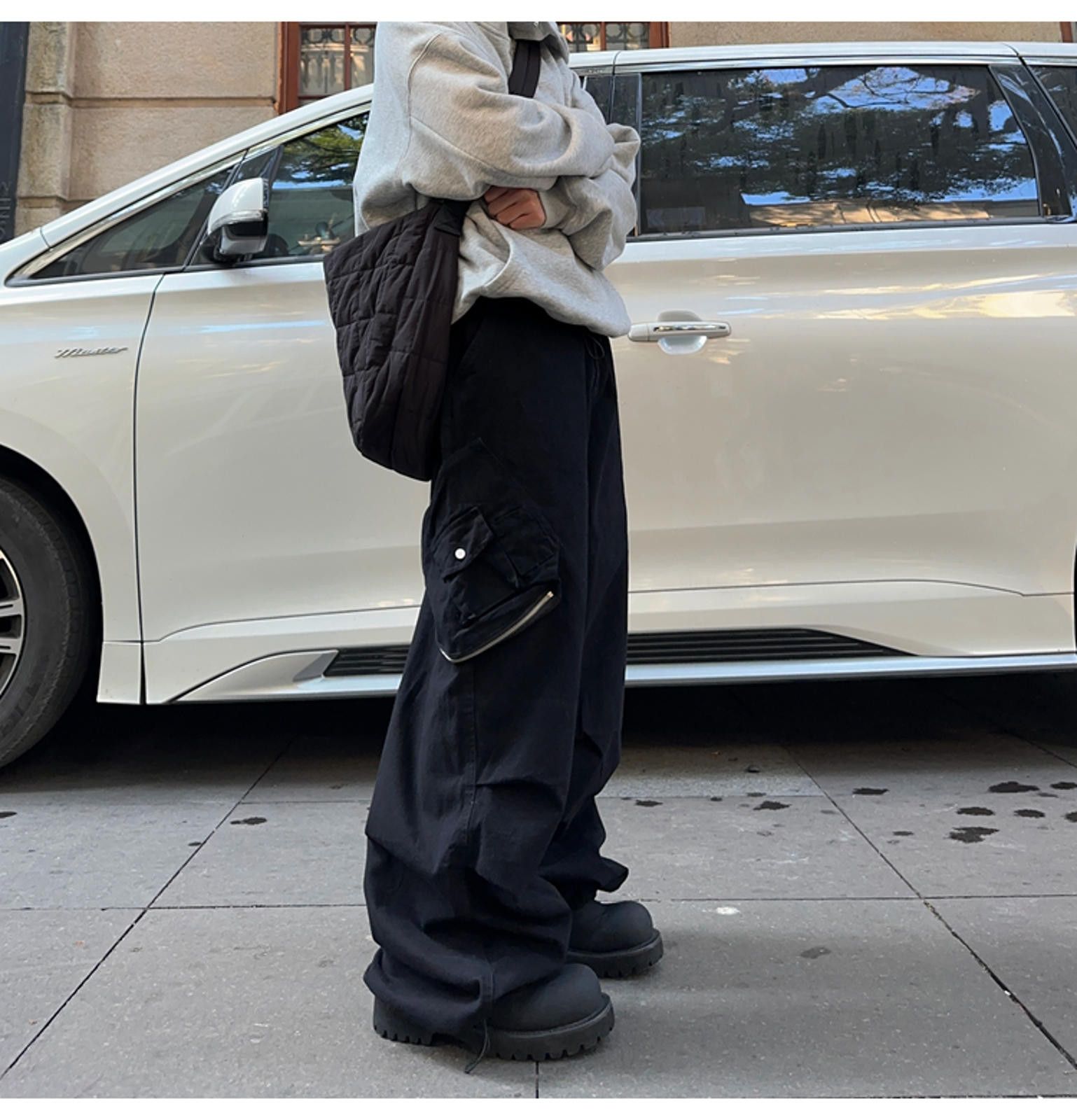 Vintage Urban Style Baggy Cargo Pants Size US 32 / EU 48 - 7 Thumbnail