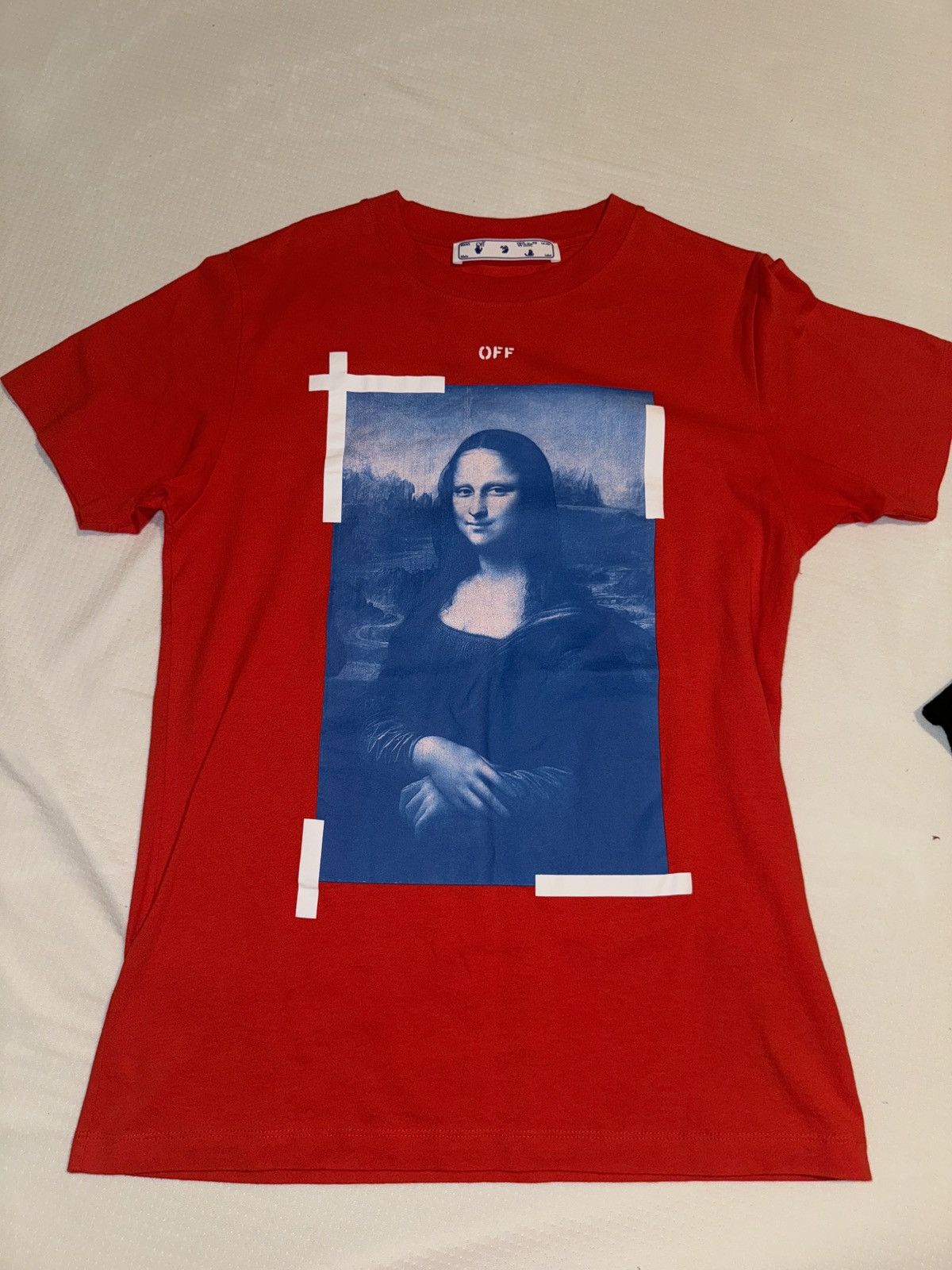 Off-White Red Mona Lisa off white t shirt Size US M / EU 48-50 / 2 - 1 Thumbnail