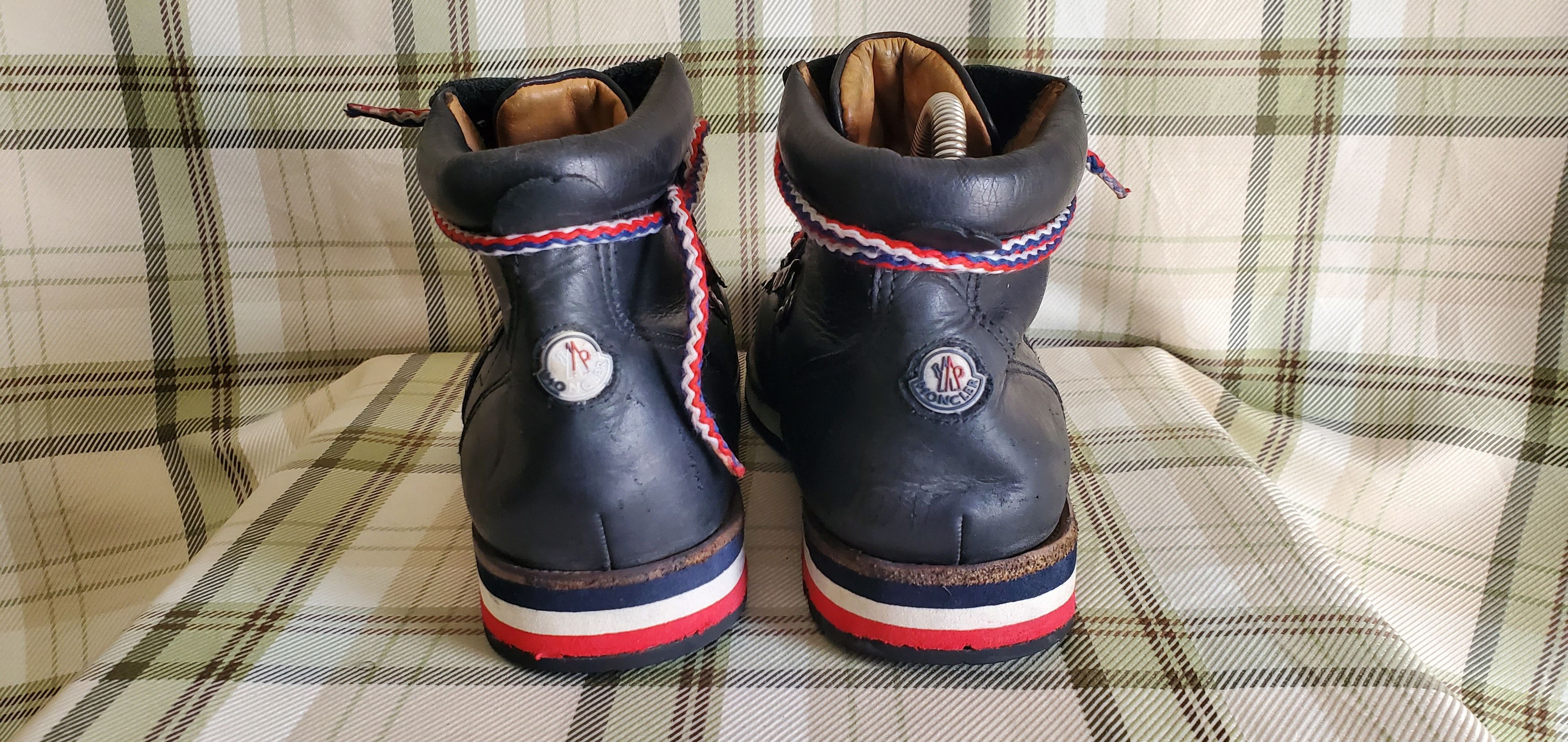 Moncler Moncler Black Leather Hiking Ankle Boots Size US 7.5 / EU 40-41 - 4 Thumbnail