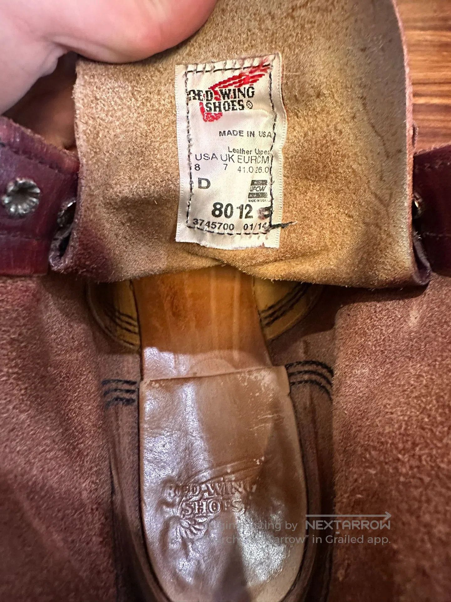 Red Wing Red Wing 8012 MUNSON Paratrooper Boot. Size US 8 / EU 41 - 8 Thumbnail
