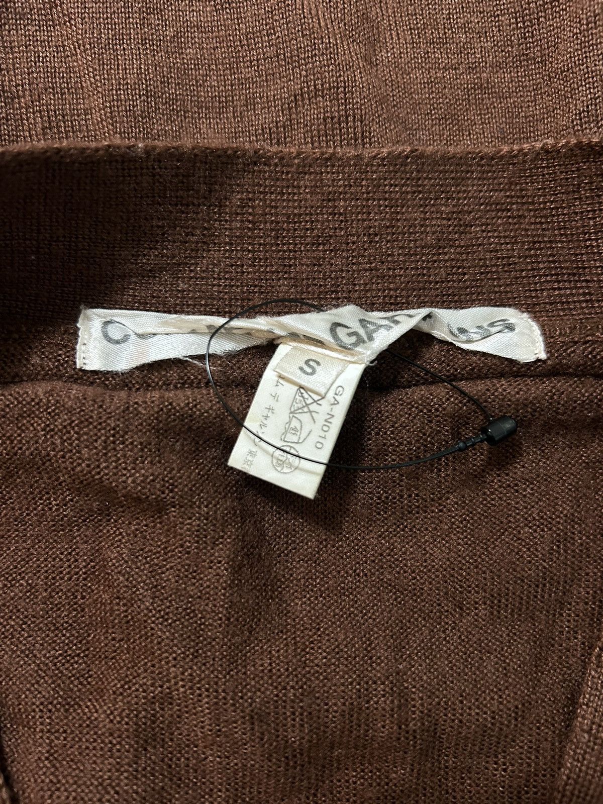 Comme des Garcons Flat Knit Cardigan Vest Size US S / EU 44-46 / 1 - 4 Thumbnail