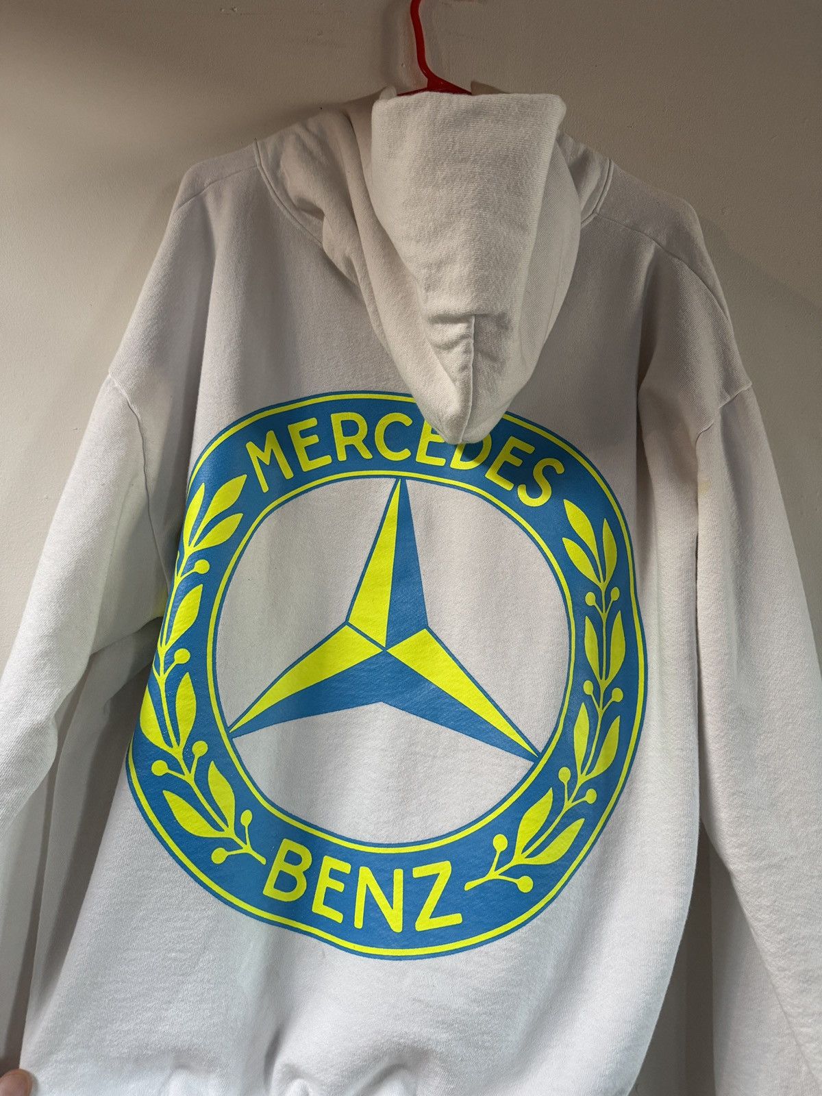 AWGE × Mercedes-Benz AWGE x Mercedes Benz White Hoodie XL Size US XL / EU 56 / 4 - 2 Thumbnail