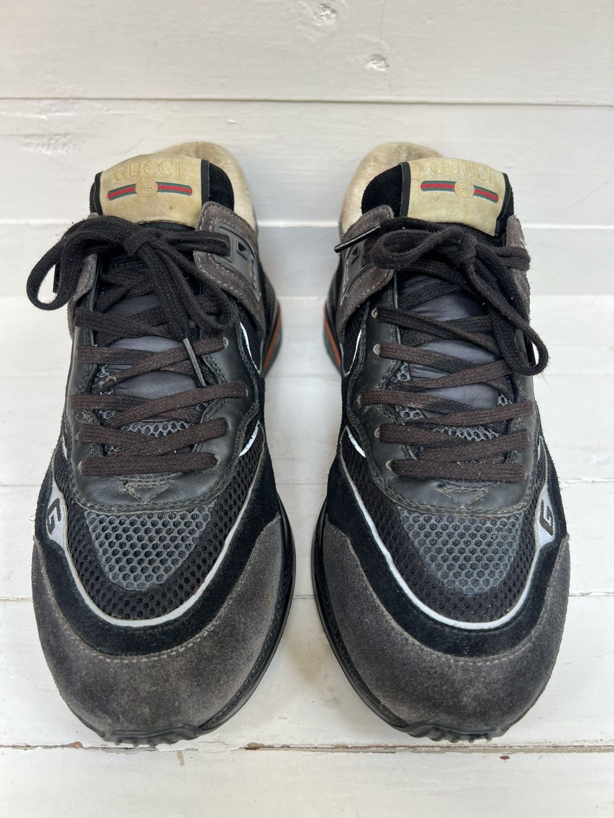 Gucci Gucci Ultrapace Black White Orange Size US 6 / EU 39 - 5 Thumbnail