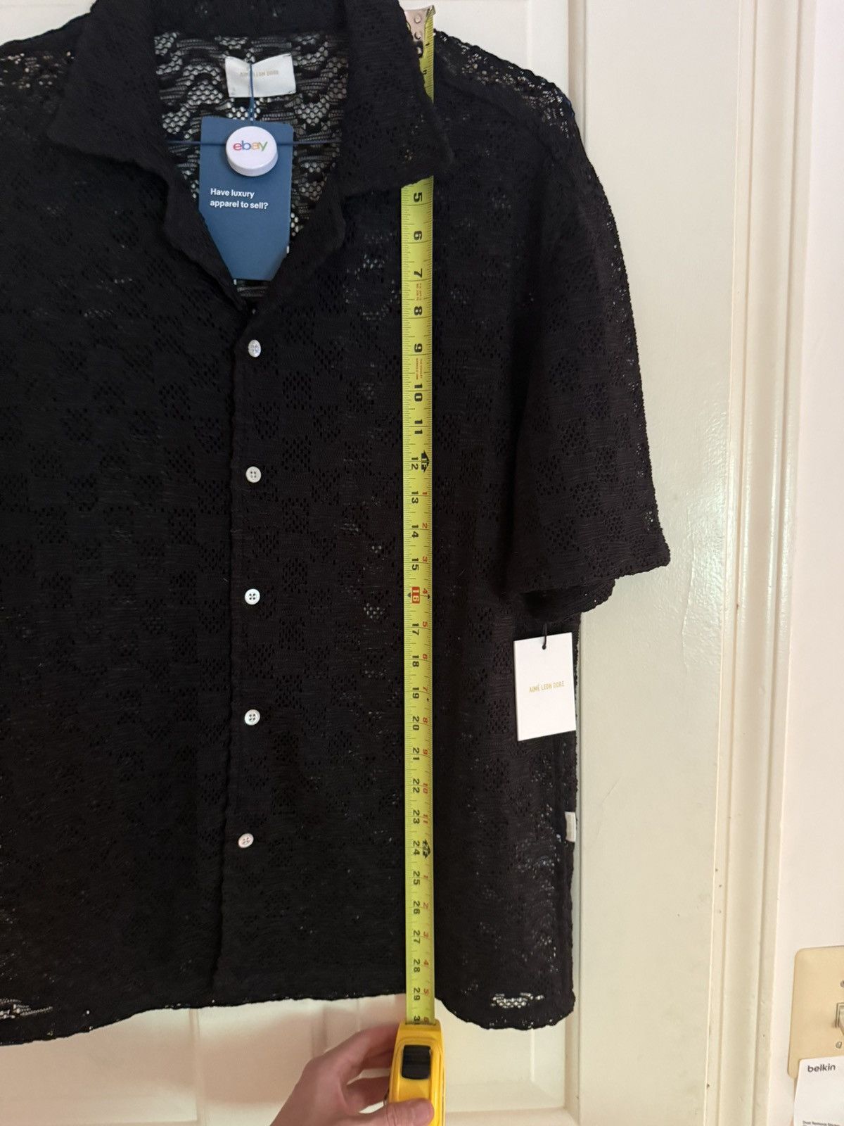 Aime Leon Dore Rico Shirts シャツ　Lサイズ Aime Leon Dore Rico Shirt Black Men's - SS23 - US