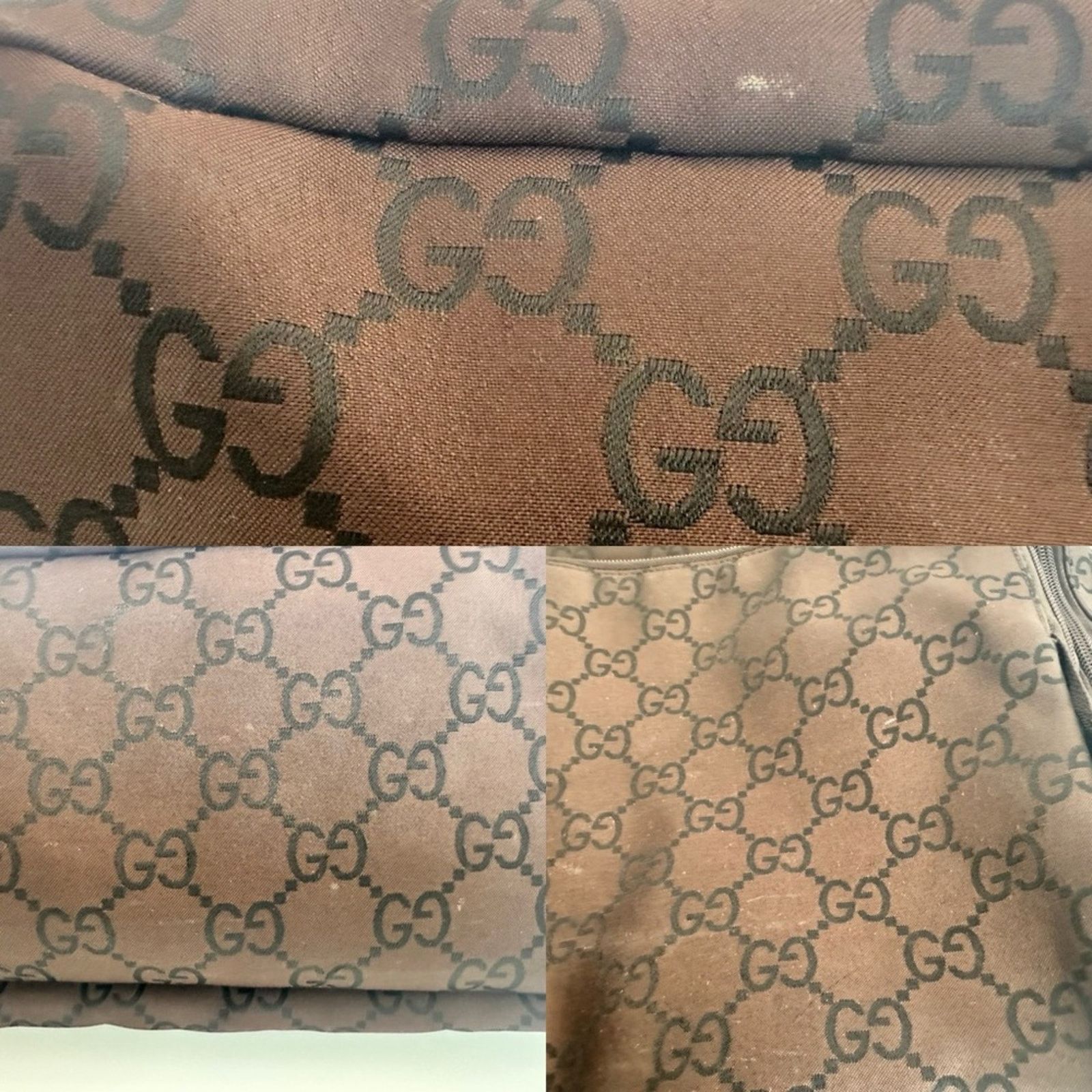 Gucci Gucci GG Monogram Canvas Brown Bag Size ONE SIZE - 4 Thumbnail