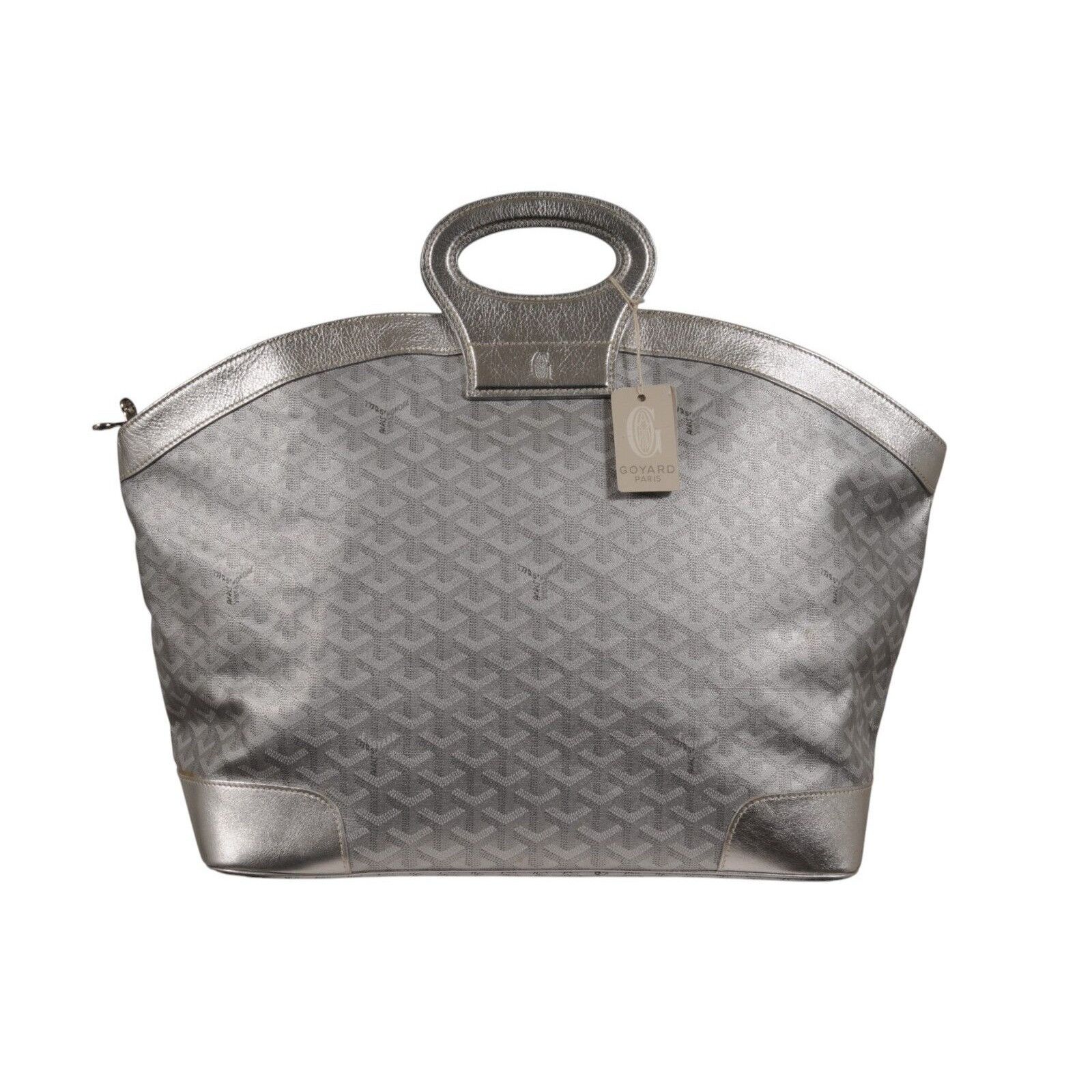 Goyard Beluga MM Tote Bag Silver Leather Carry On - 02497 Size ONE SIZE - 2 Thumbnail