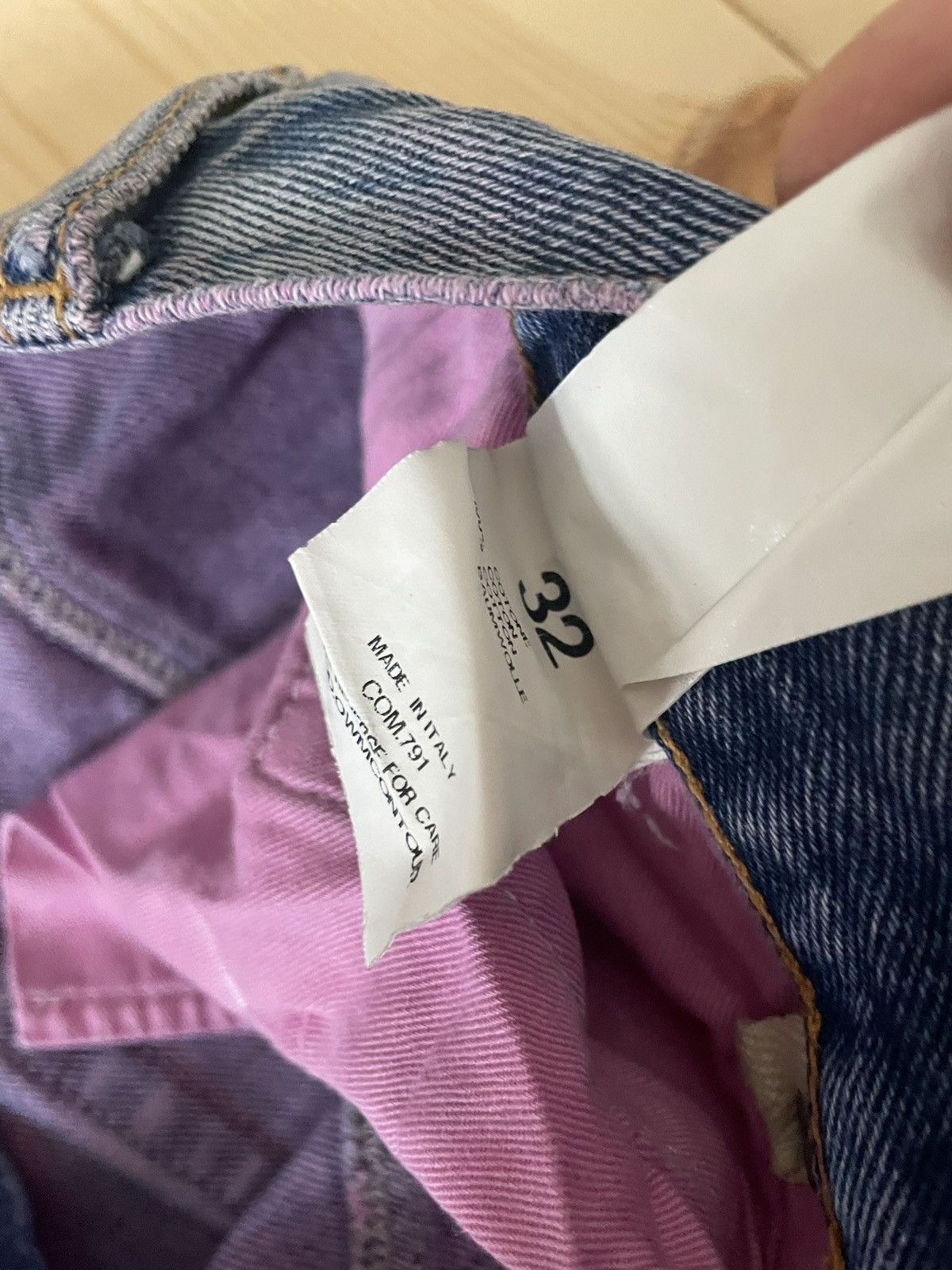 Off-White Off-White Virgil Era Flared Paint-Splatter Denim Jeans Size US 32 / EU 48 - 7 Thumbnail