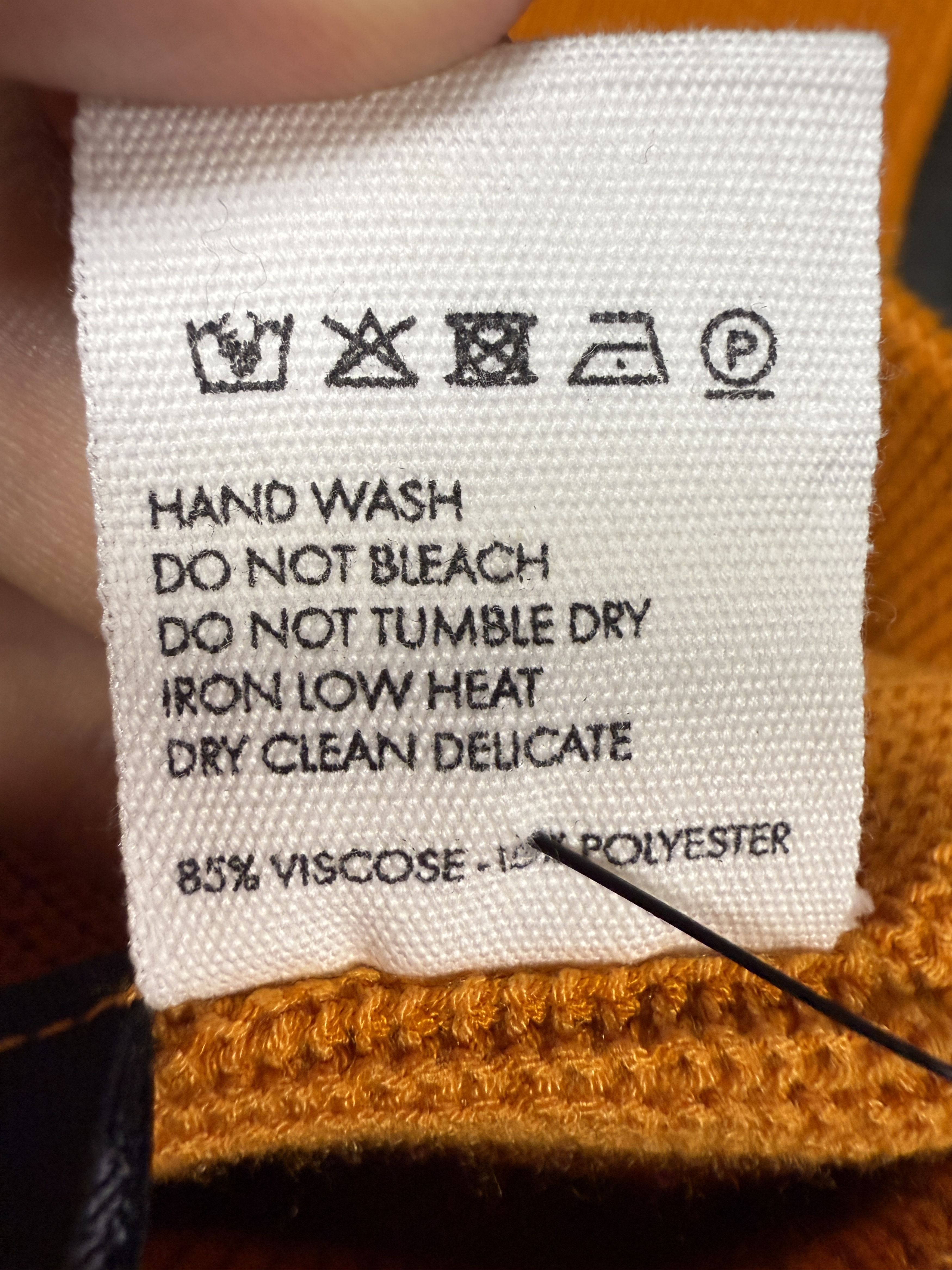 Jacquemus Jacquemus Small Orange Ribbed Leggings Size 26" / US 2 / IT 38 - 7 Thumbnail