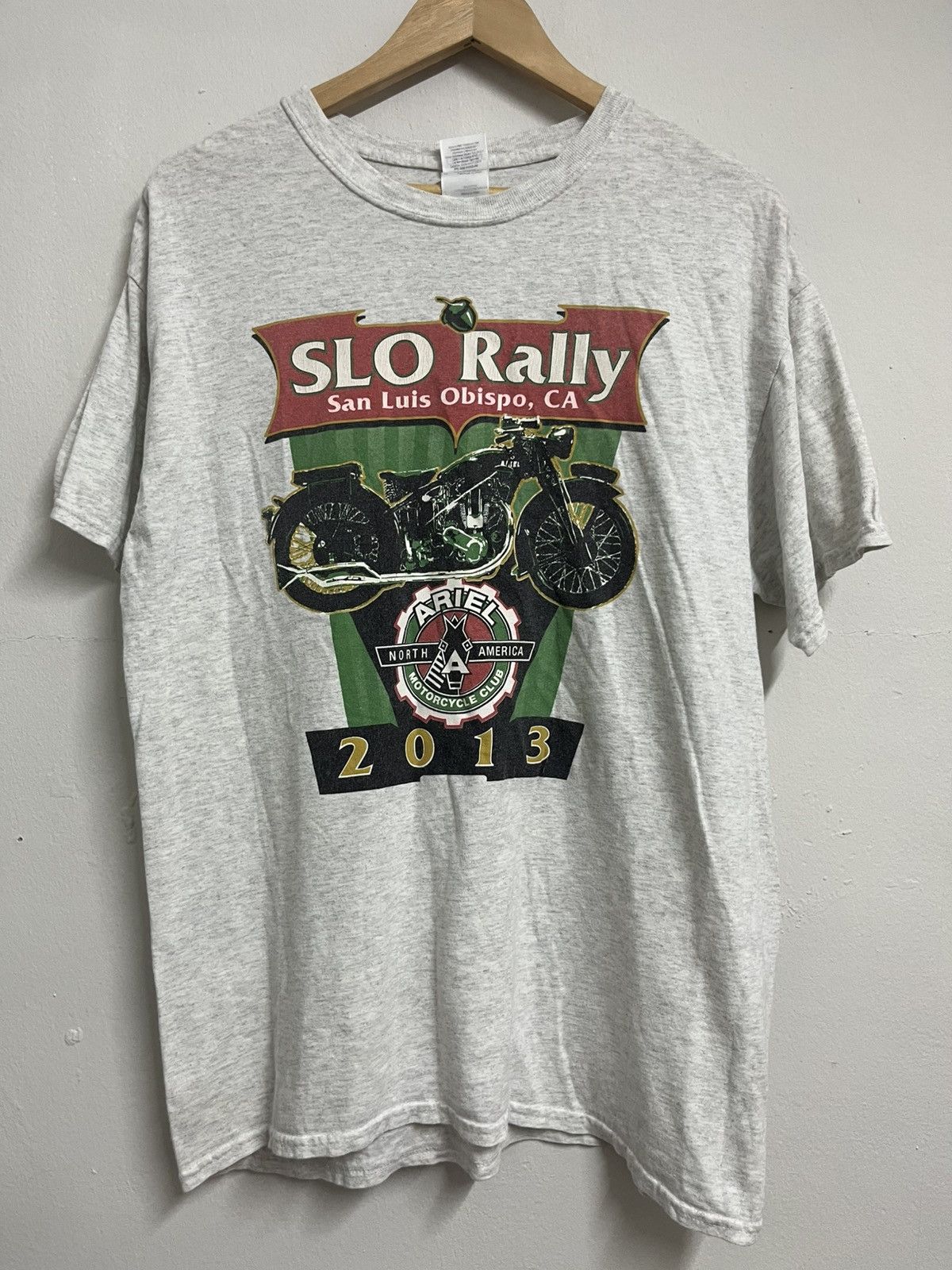 Harley Davidson 💥Offer💥Vintage Slo Rally San Luis Old Motorcycles Size US L / EU 52-54 / 3 - 1 Thumbnail