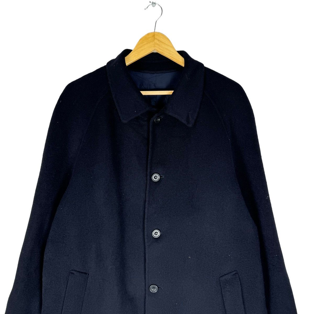 Issey Miyake 🔥ISSEY MIYAKE STUDIO WOOL LONG COAT JACKET Size US L / EU 52-54 / 3 - 4 Thumbnail