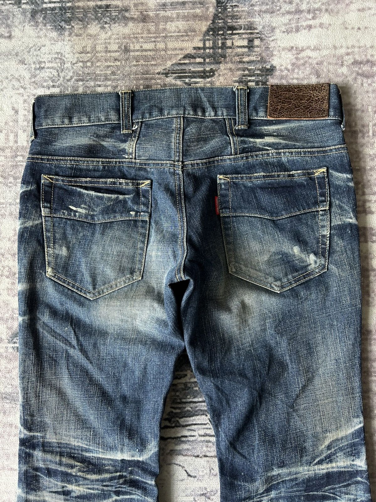 Tornado Mart SUPER FLARED Tornado Mart Washed Jeans Size US 32 / EU 48 - 10 Thumbnail
