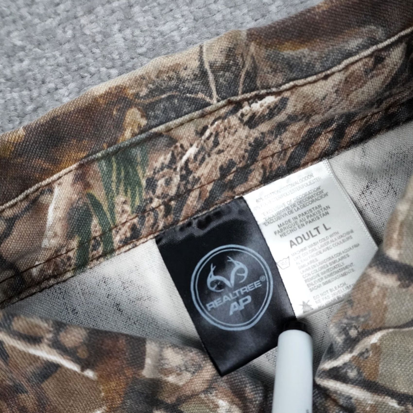 Realtree Realtree RealTree Camo Mens Large Multicolor Long Sleeve Full Button Collared Shirt Size US L / EU 52-54 / 3 - 5 Thumbnail
