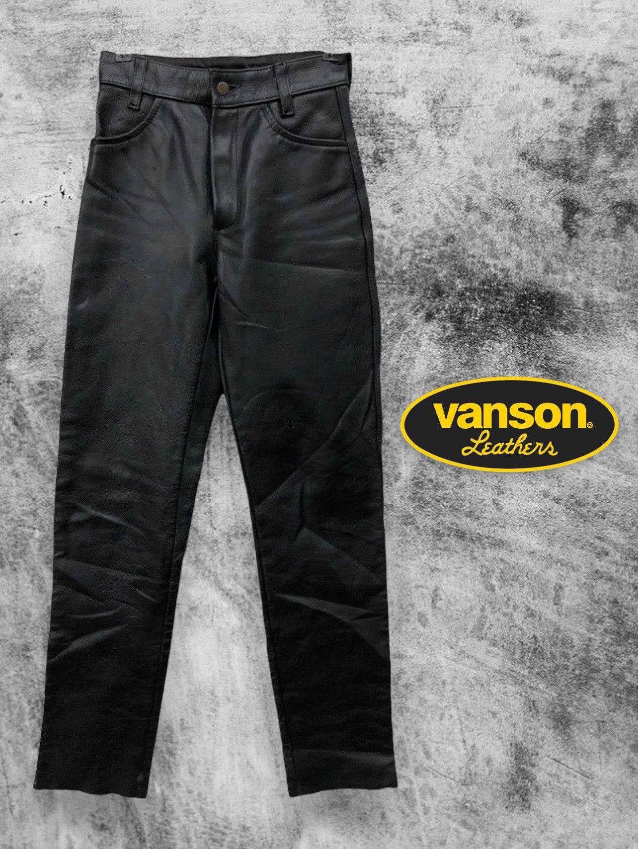 Vanson Leathers 🔥Vintage Vanson Leathers Pants Made In U.S.A. Size US 27 - 1 Thumbnail