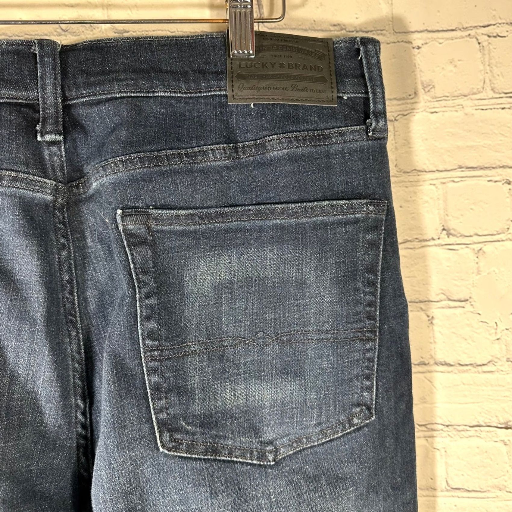 Lucky Brand Lucky Brand Jeans Mens 36 363 Vintage Straight Leg Blue Denim Dark Wash Jeans Size US 36 / EU 52 - 6 Thumbnail