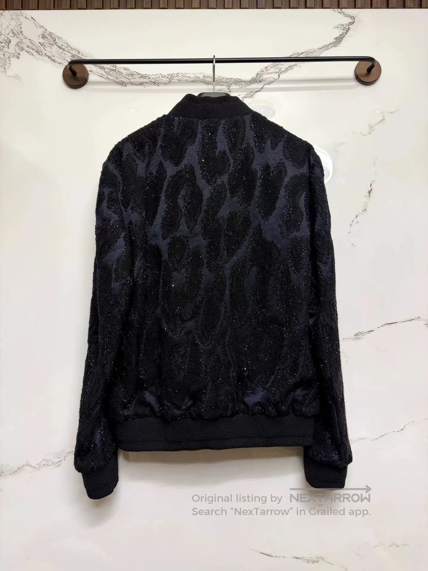 Saint Laurent Paris saint laurent black beaded bomber jacket. Size US S / EU 44-46 / 1 - 4 Thumbnail