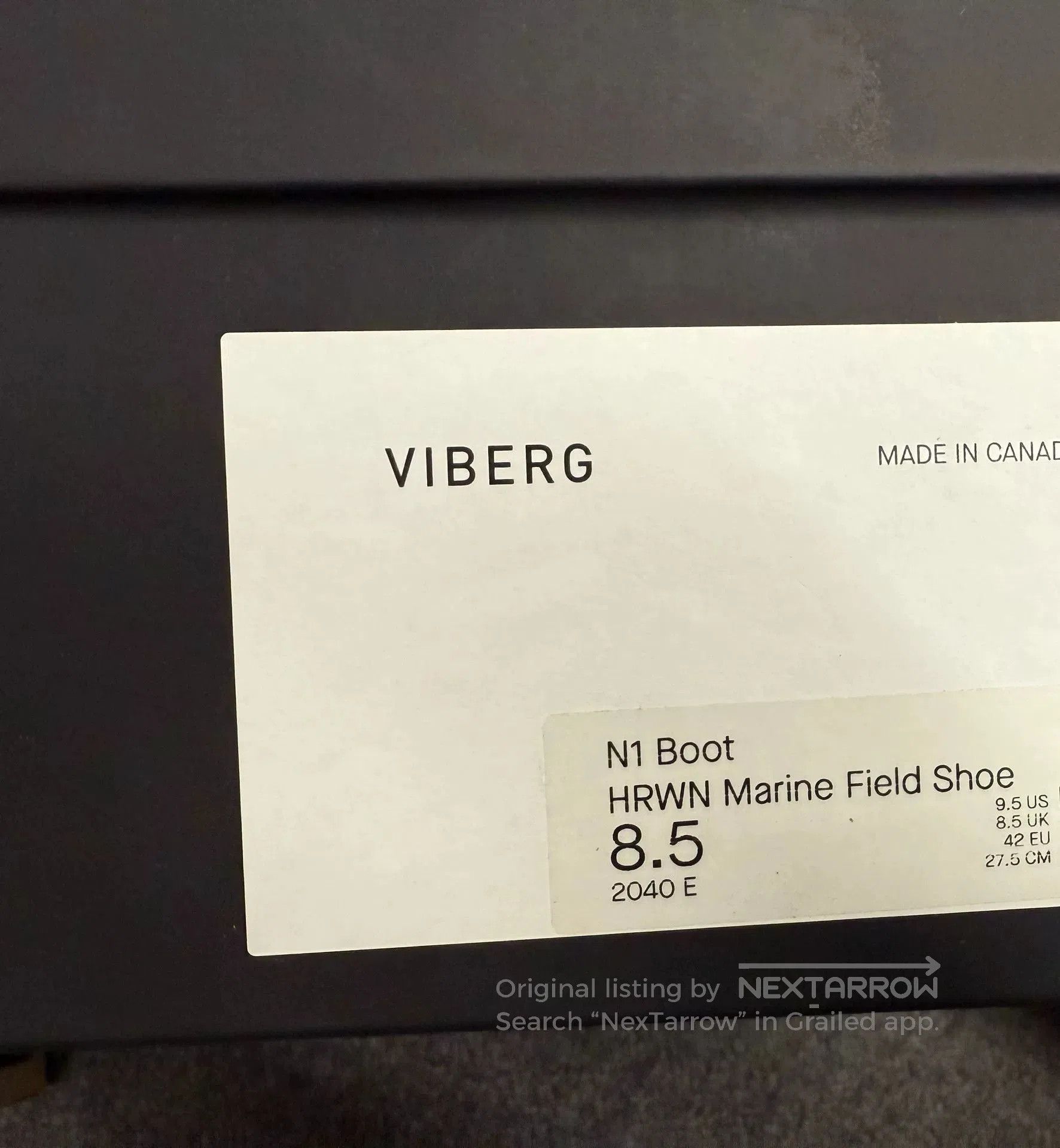 Viberg VIBERG 2040 N1 Boot. Size US 8.5 / EU 41-42 - 9 Thumbnail