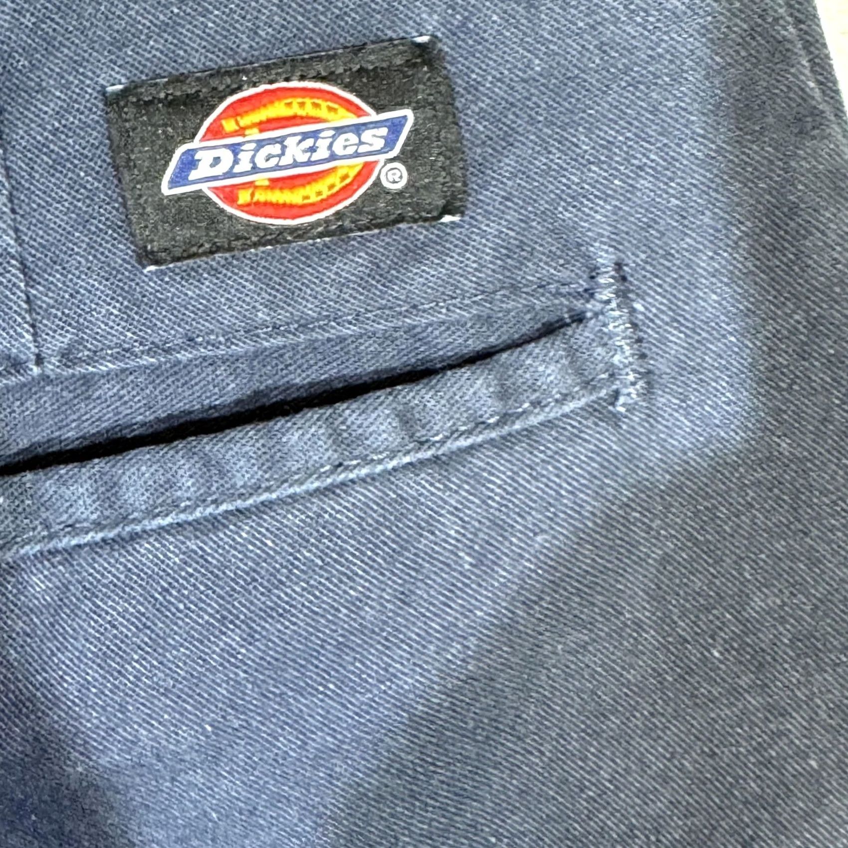 Dickies VINTAGE? No. Dickies Flex Cargo Pants Mens 34x34 Blue Work Utility Straight Leg Twill Zip Fly Size US 34 / EU 50 - 3 Thumbnail