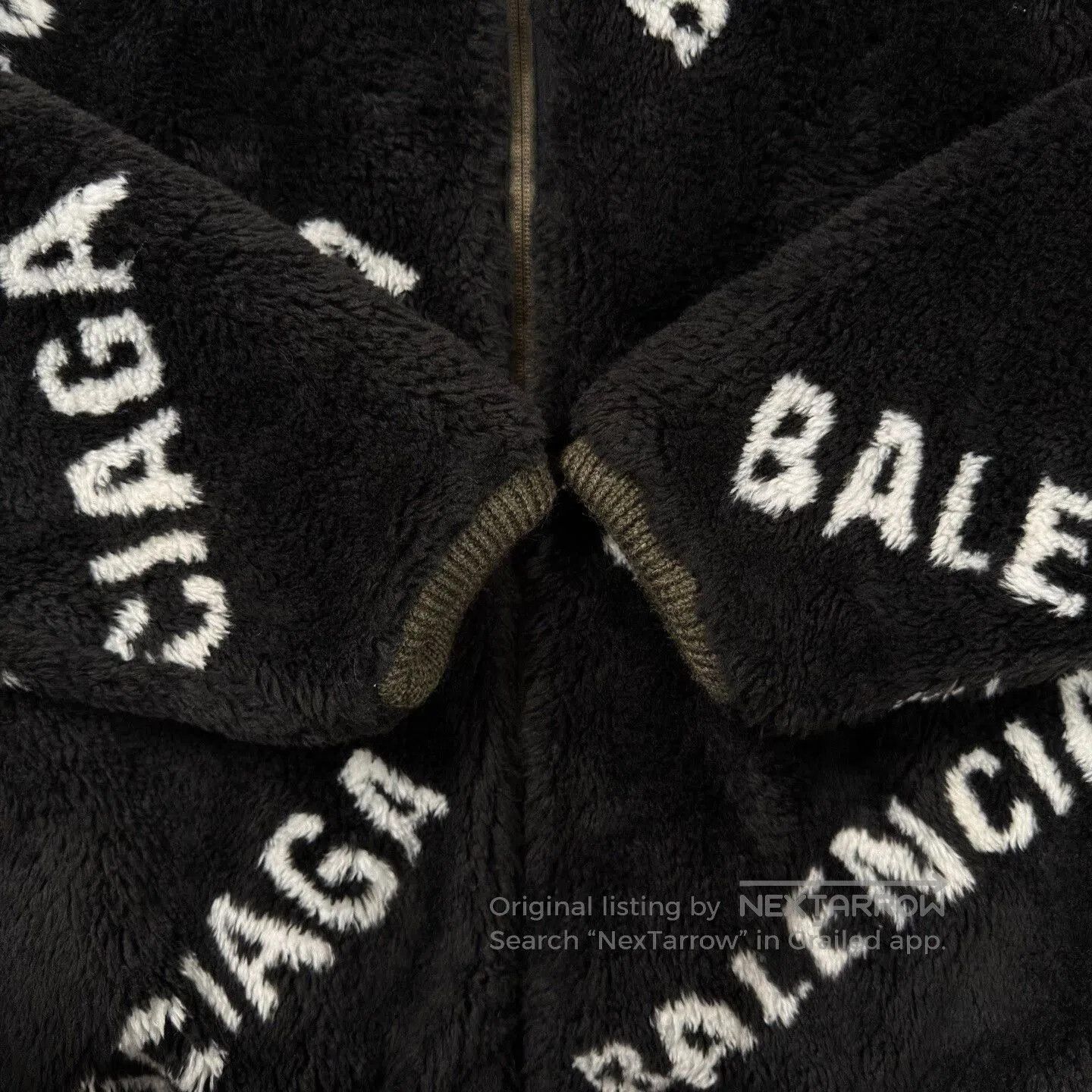 Balenciaga black reversible balenciaga fleece jacket. Size US M / EU 48-50 / 2 - 6 Thumbnail