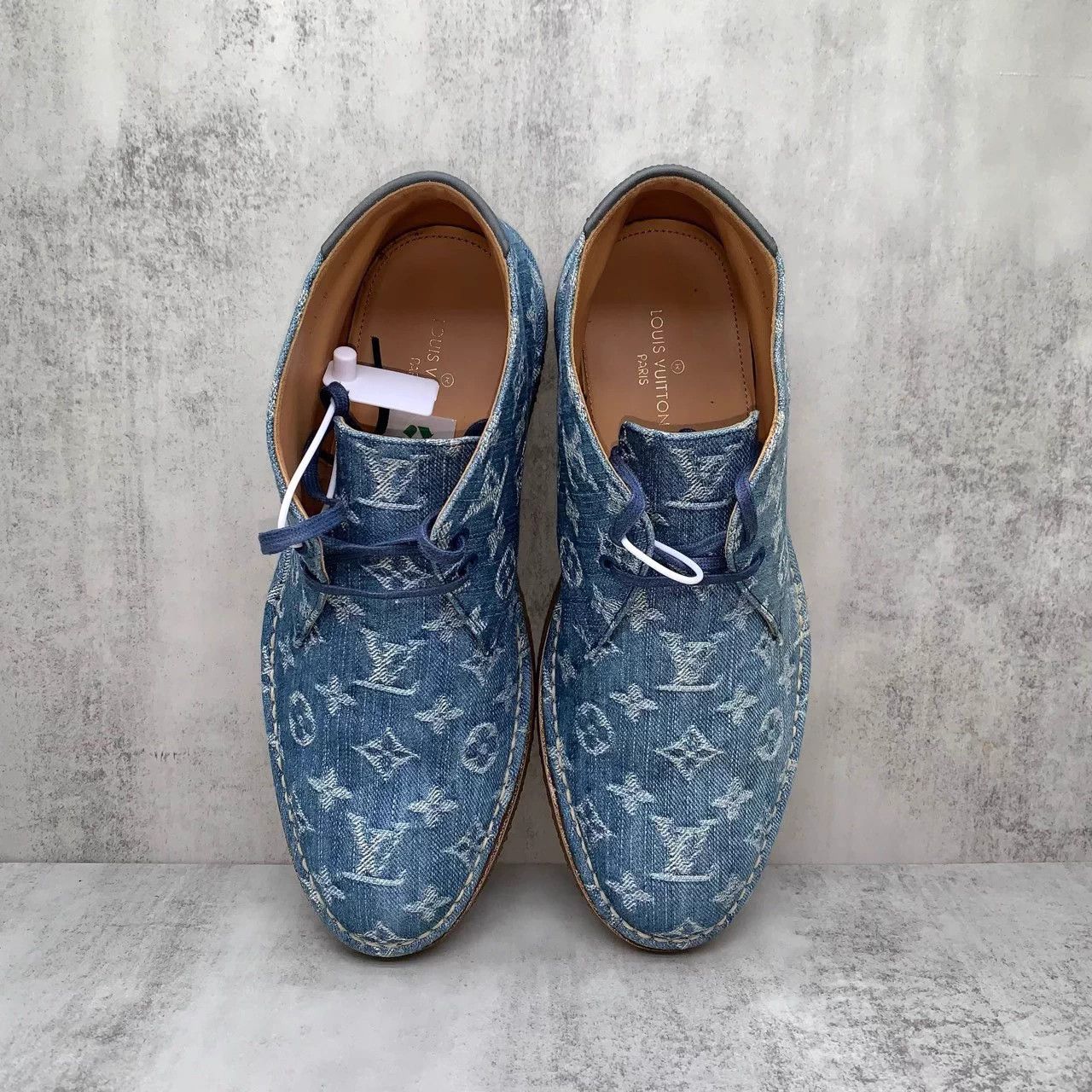Louis Vuitton LV blue monogram all over boots 5.5US 95new Size US 5.5 / IT 35.5 - 6 Thumbnail