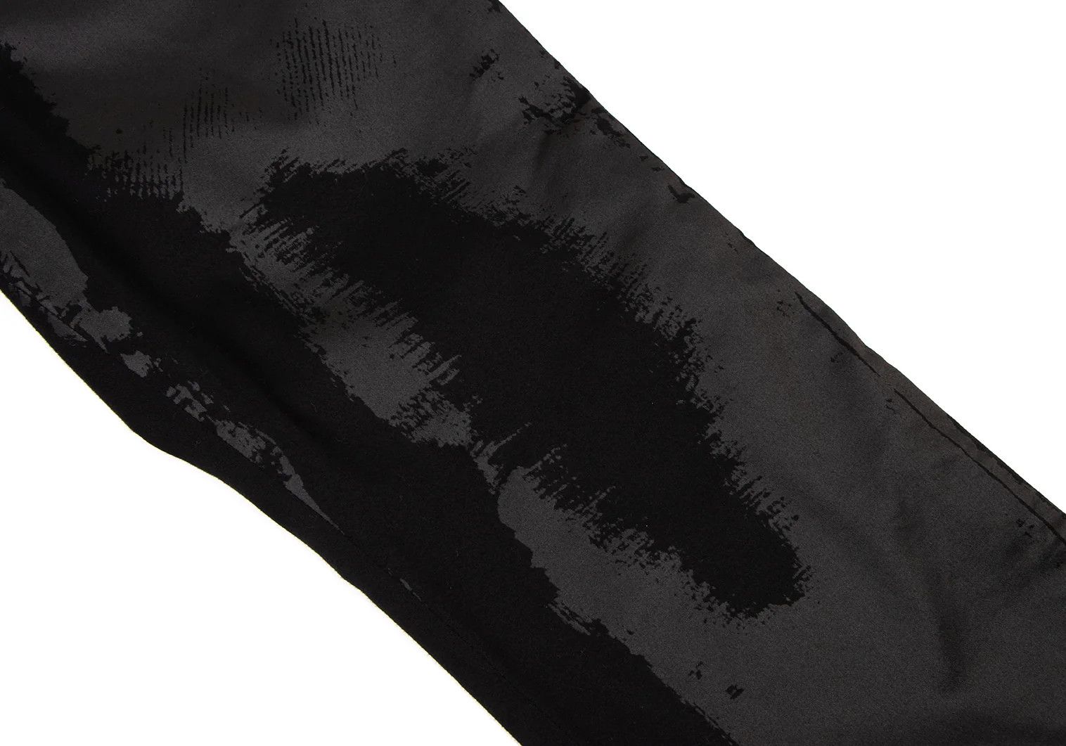 Coated Cotton Stretch Pants in Black Size 46