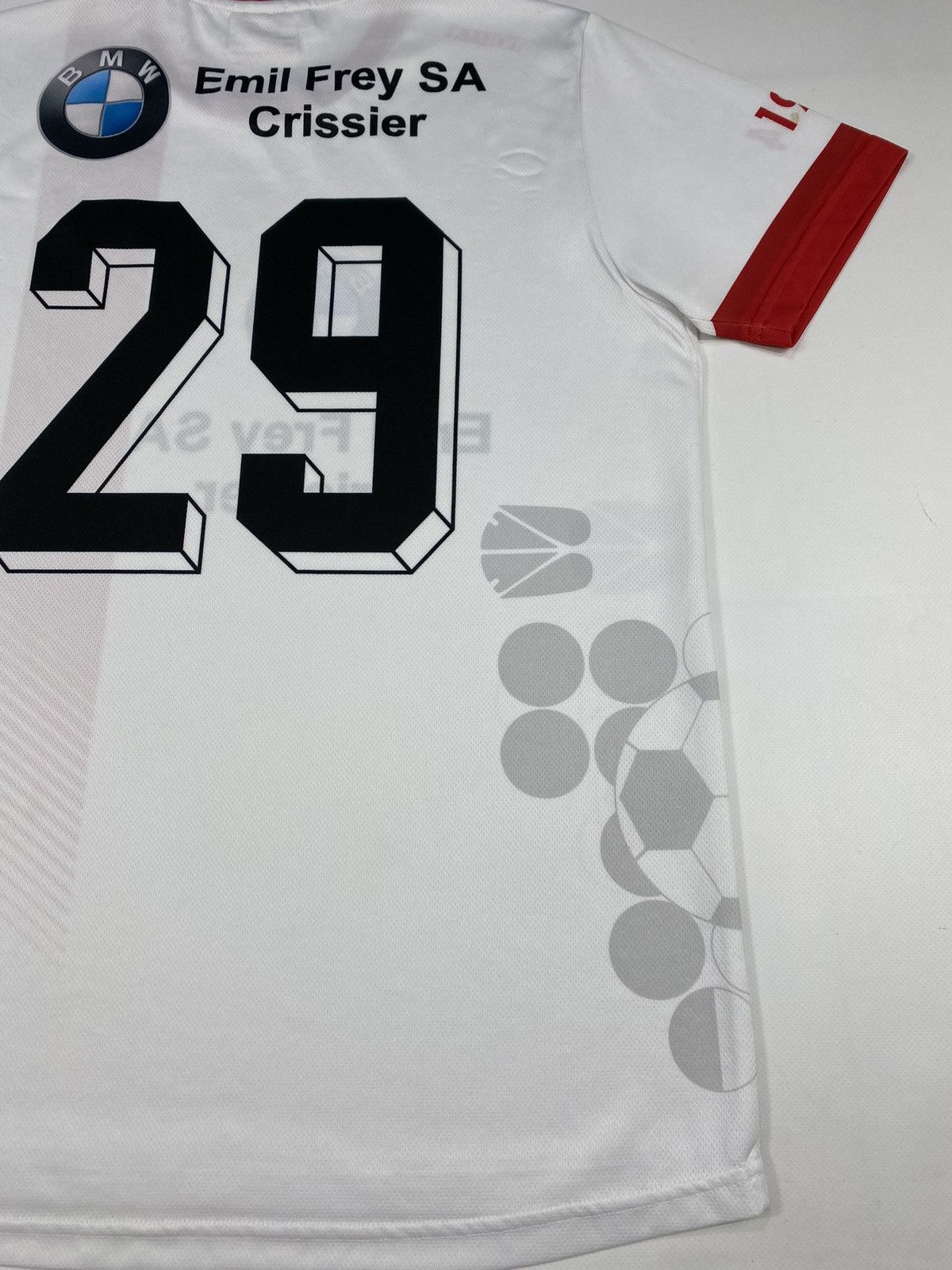 BMW 2022 David Marazzi 29 FC Pully Football Matchworn T-shirt Size US L / EU 52-54 / 3 - 14 Thumbnail