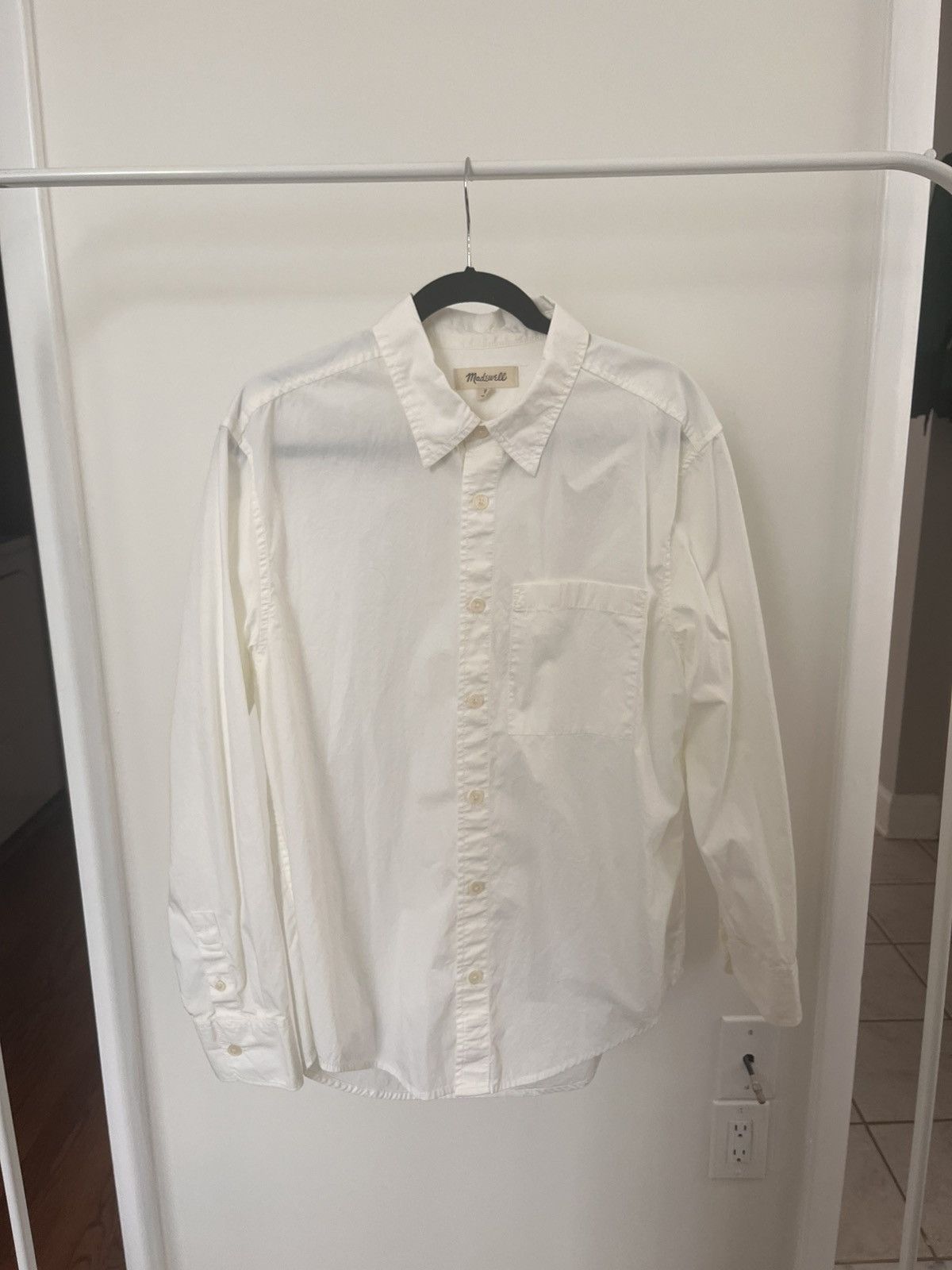 Madewell Poplin Easy Long Sleeve Shirt Size US S / EU 44-46 / 1 - 2 Thumbnail