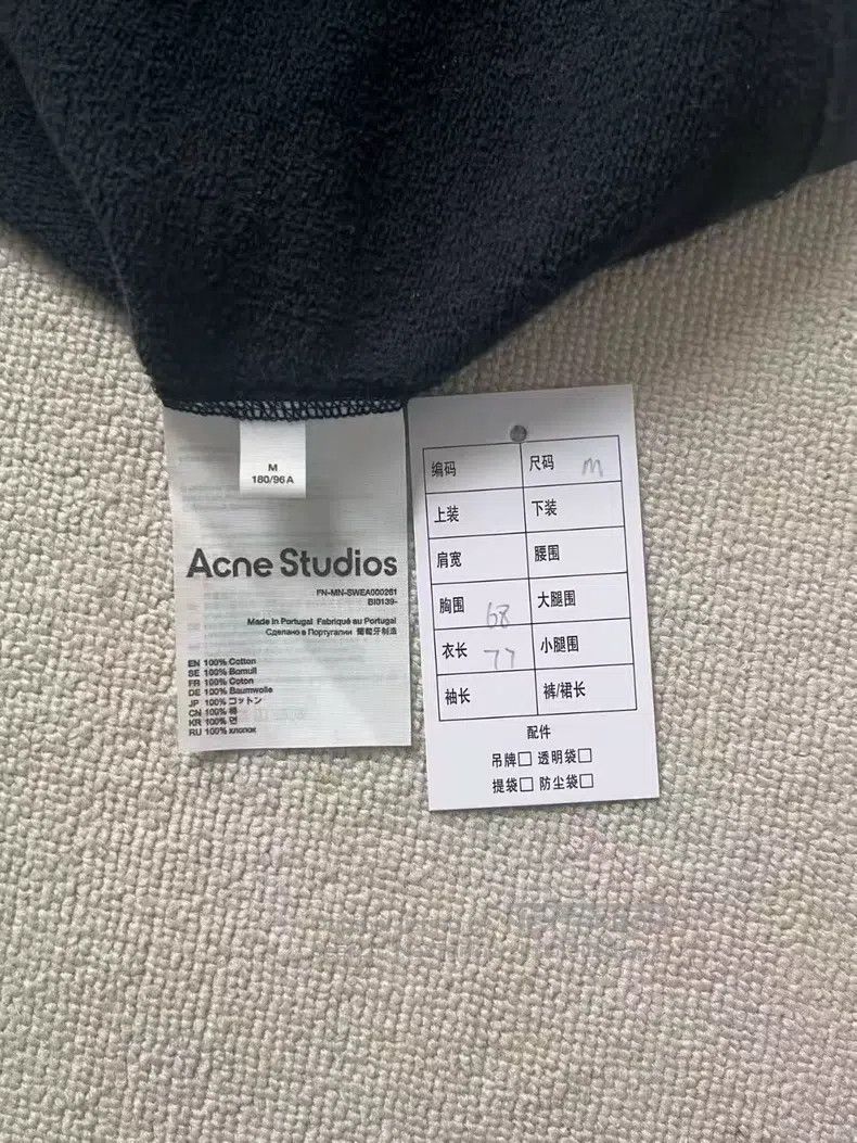 Acne Studios Acne Studios Small Logo Pullover Casual Sweatshirt, Men's, Size US M / EU 48-50 / 2 - 4 Thumbnail