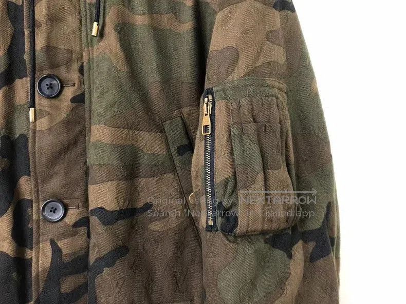 Louis Vuitton Louis Vuitton Supreme Camouflage Fur Jacket. Size US L / EU 52-54 / 3 - 4 Thumbnail