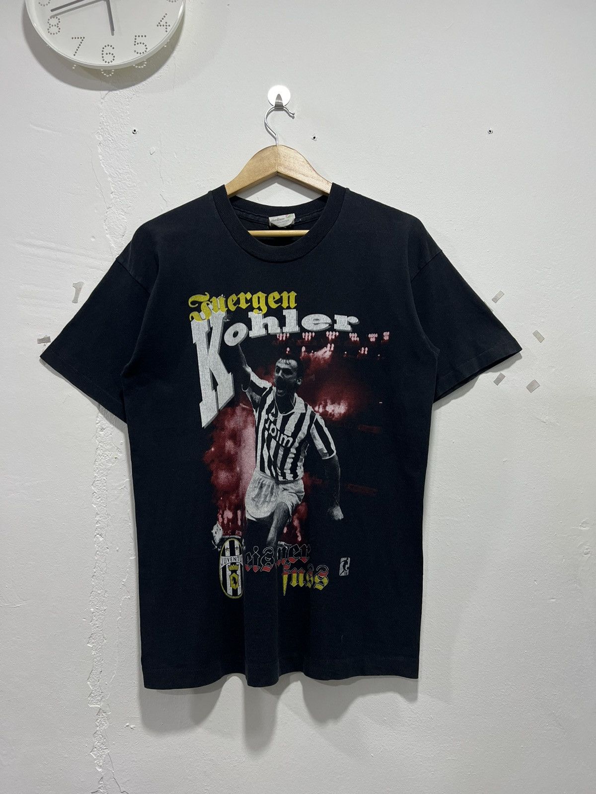 Vintage Vintage 90’s Jürgen Kohler Juventus FC Tshirt Size US M / EU 48-50 / 2 - 1 Thumbnail