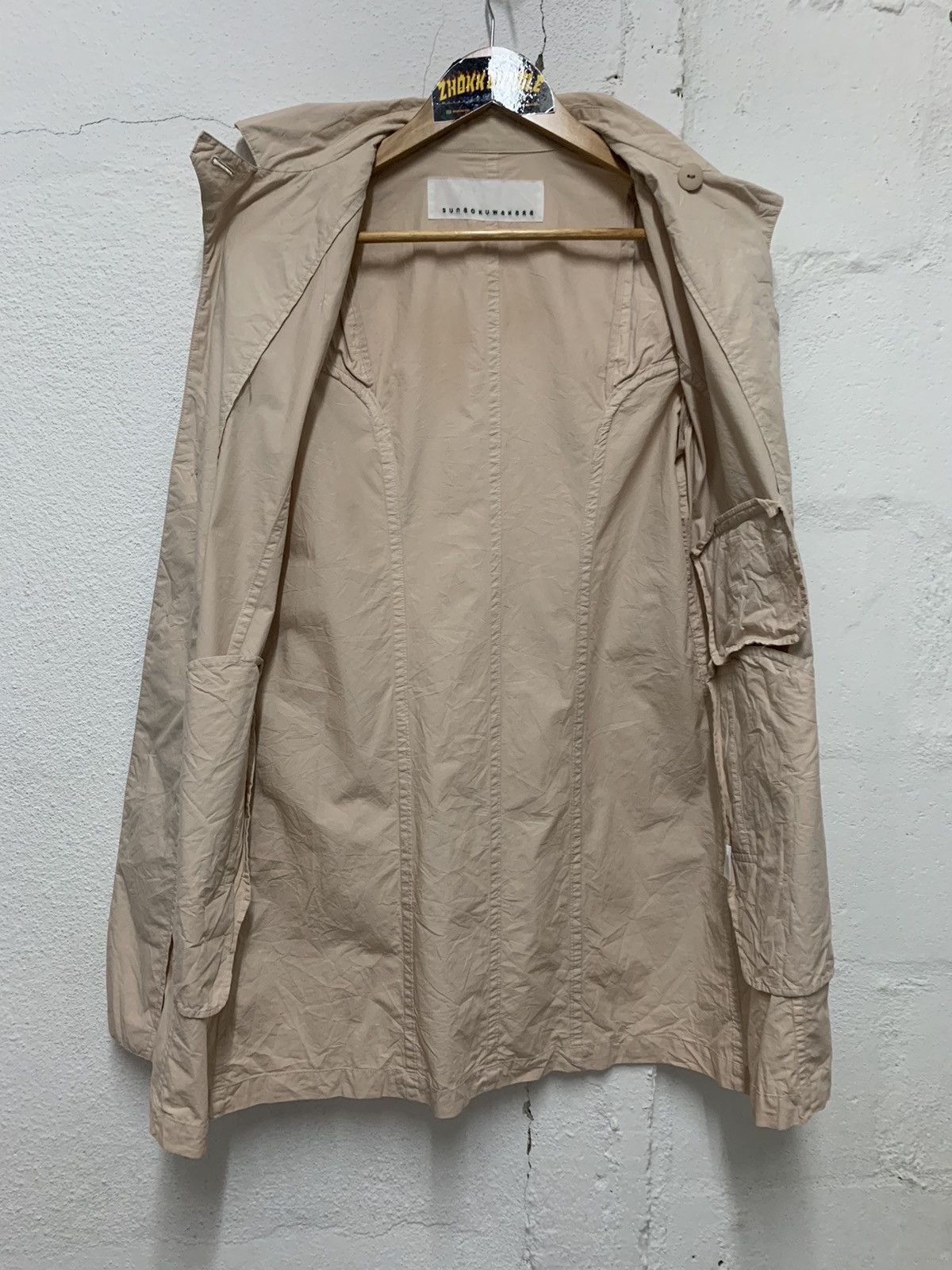 Issey Miyake × Japanese Brand × Sunao Kuwahara Sunao Kuwahara women cotton mid long light jacket Size M / US 6-8 / IT 42-44 - 4 Thumbnail